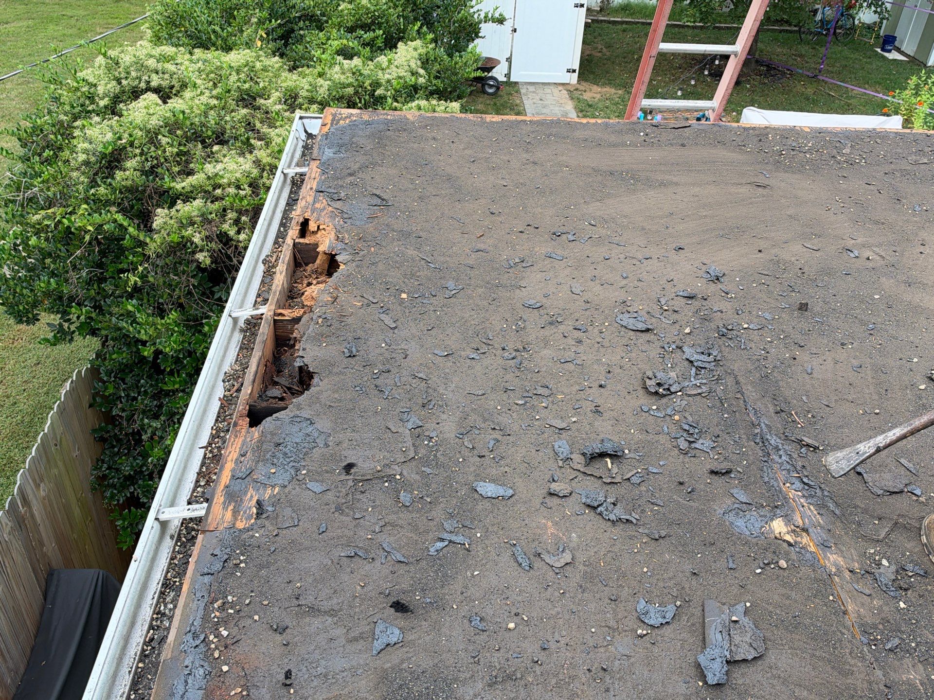 Richmond Roof Replacement Including Flat Membrane and Asphalt Shingles by Cade Construction