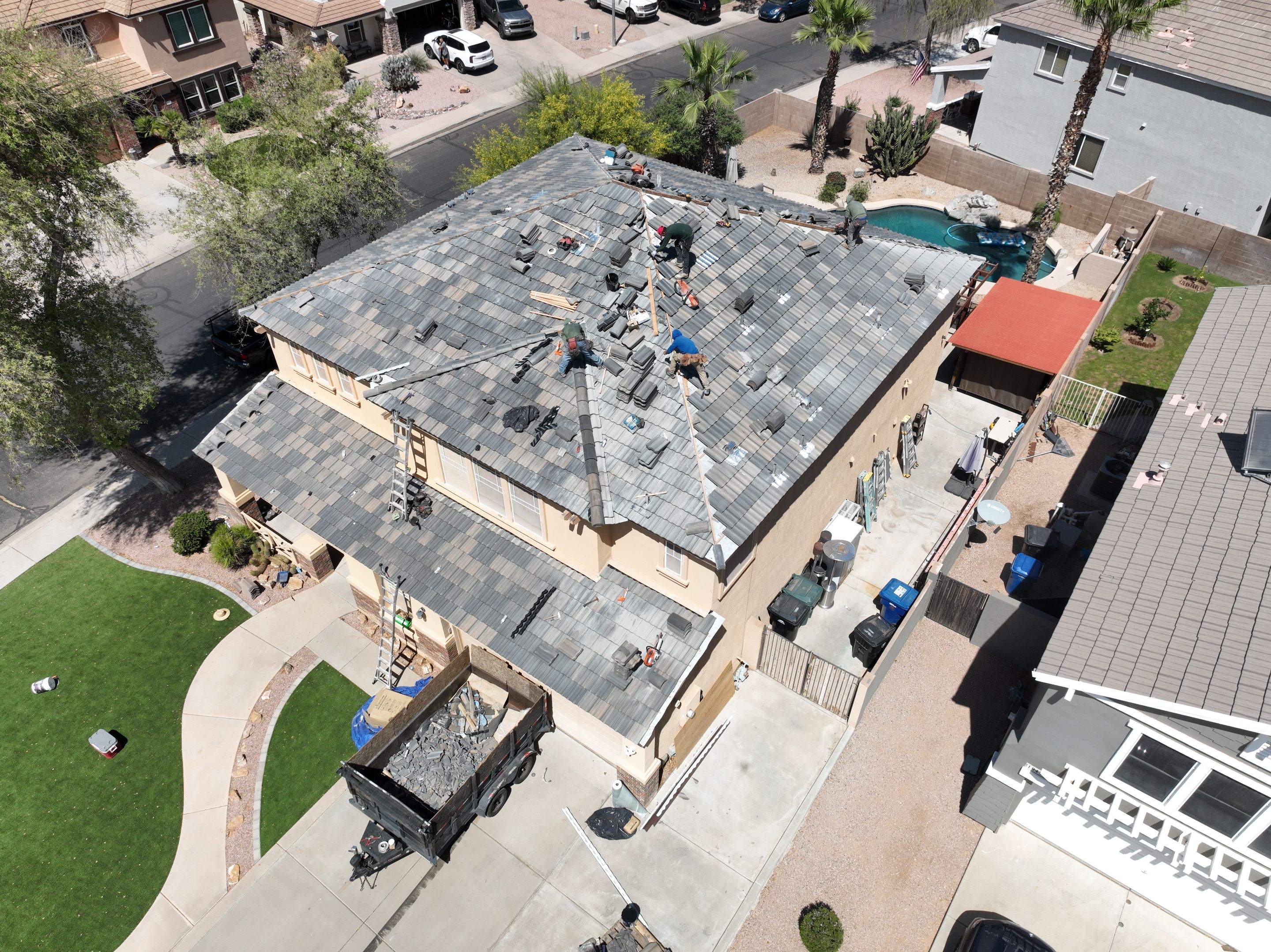 Tile Re-roof  by Mighty Dog Roofing East Valley