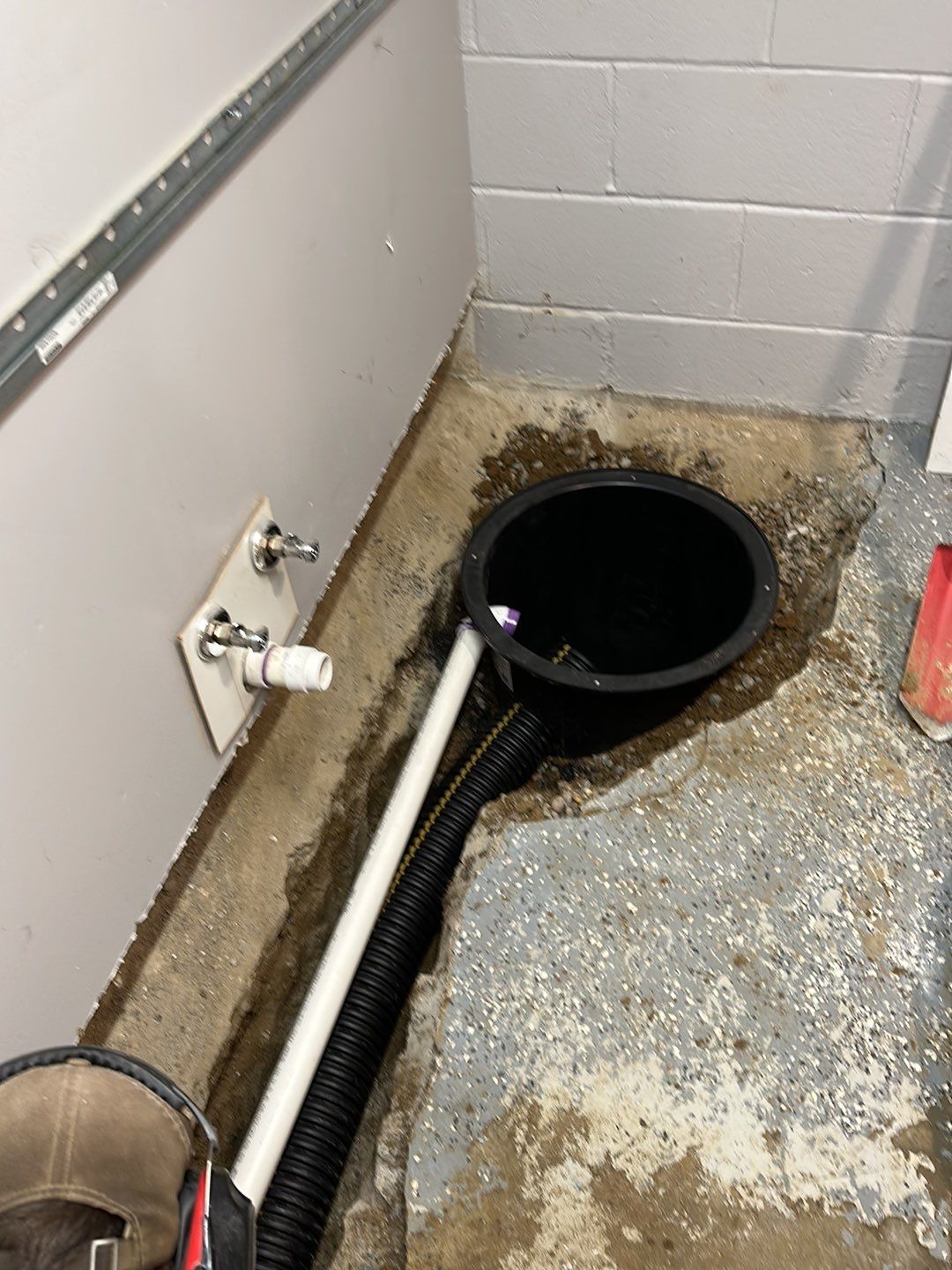 Interior Drain Tile in St. Louis Park by Waterproofing Northeast