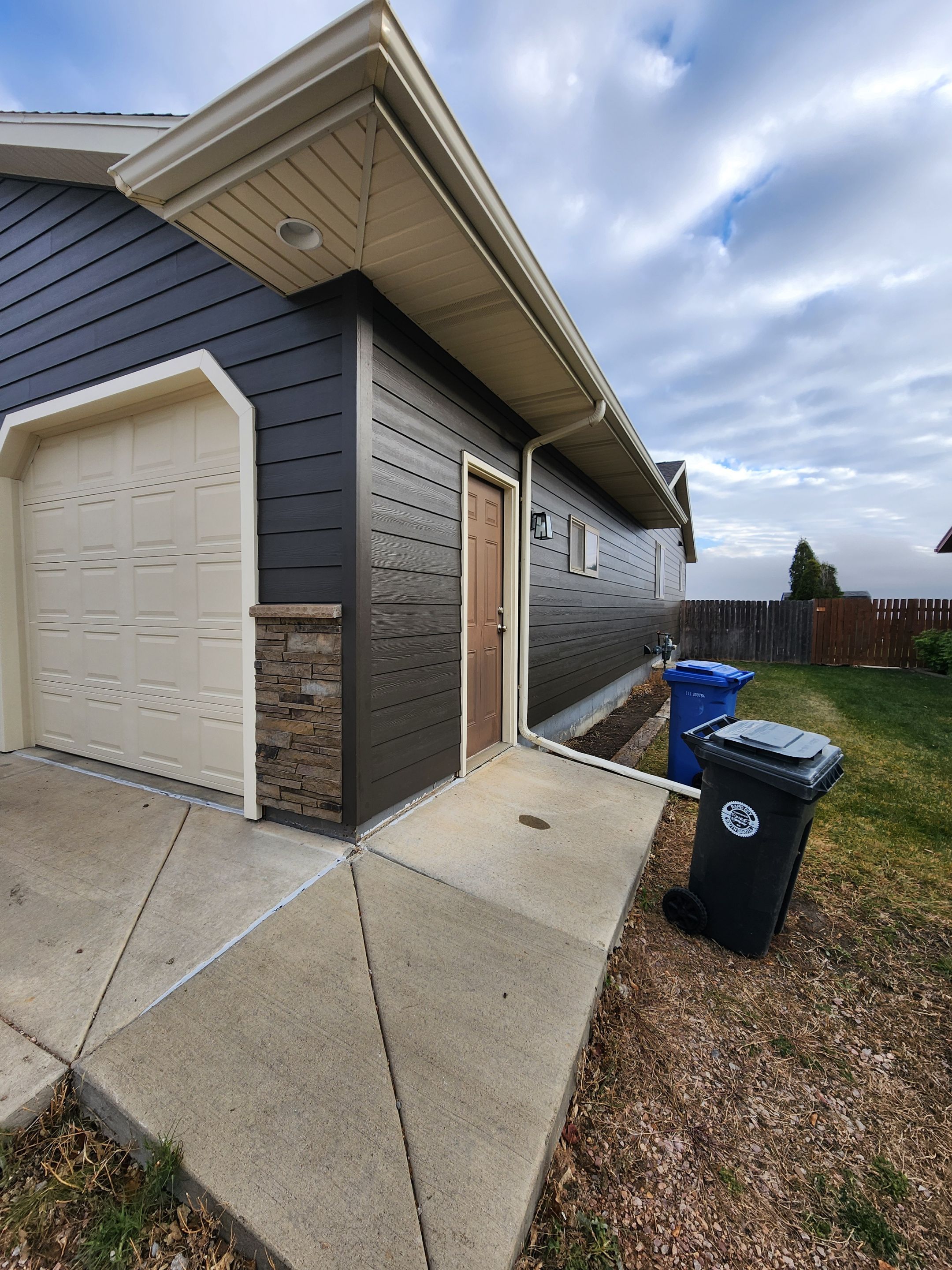 James Hardie Rich Expresso Siding Install by Weather-Tite Exteriors LLC