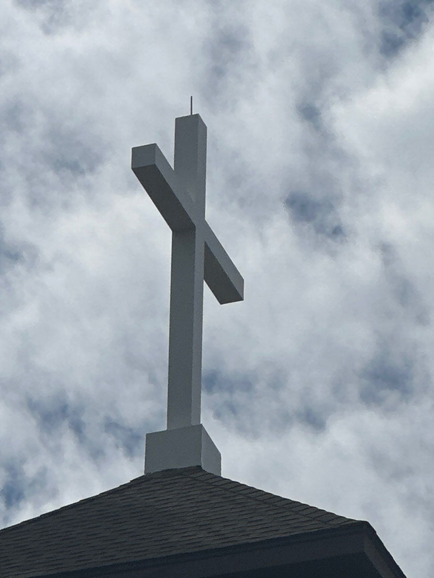 Steeple Cross Repair & Painting ⛪🎨 by Georgia Roof Advisors