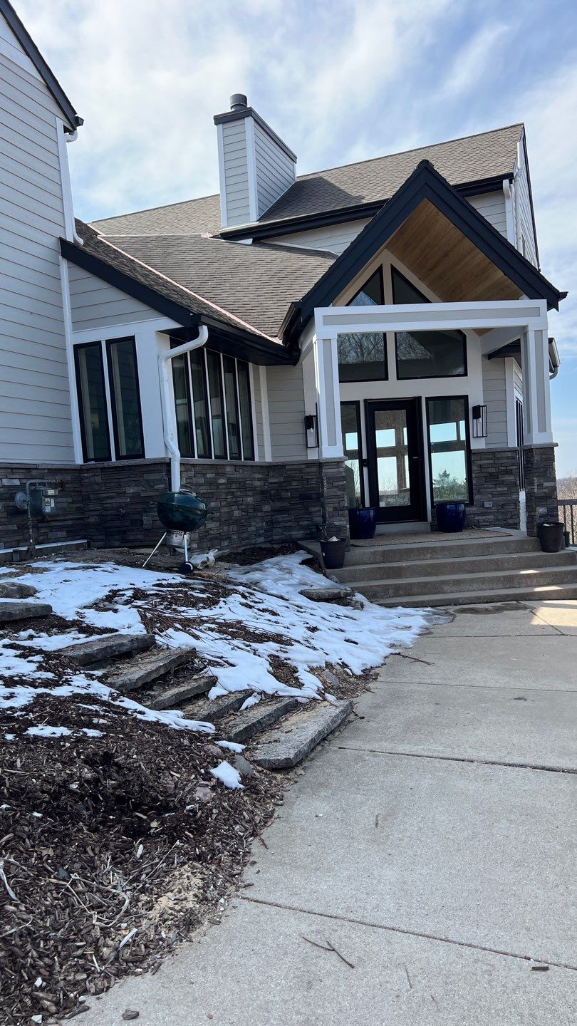 Siding Installation using LP Smart Siding by Total Restoration Services