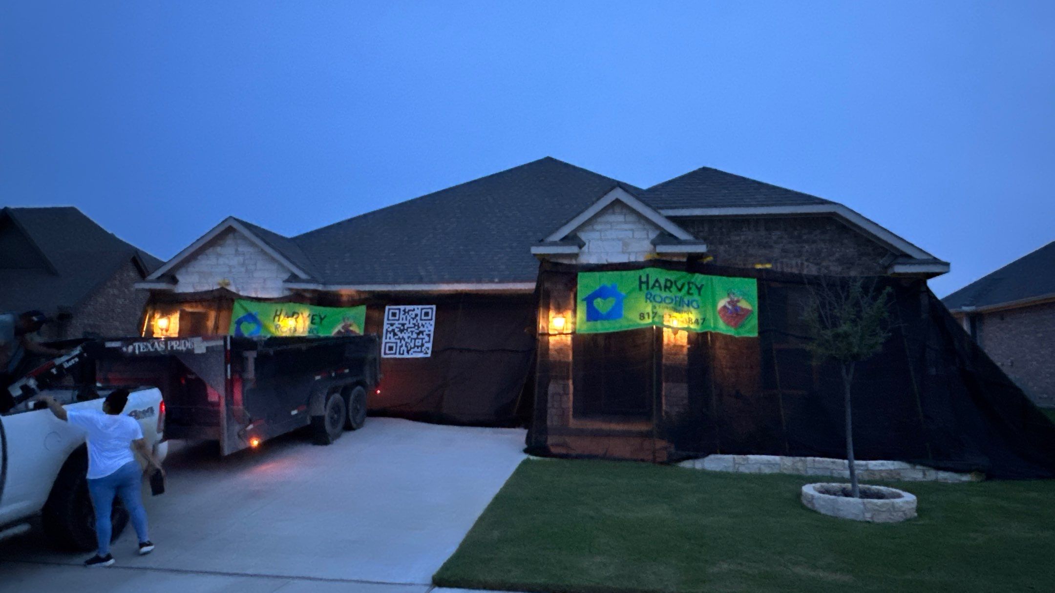 Roof & Rain Gutter Replacement by Harvey Roofing & Construction