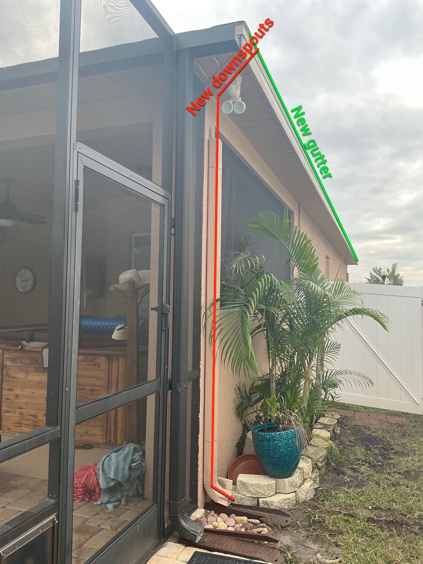 Replacing Old Gutters in Sun City Center FL by Gutter Professors