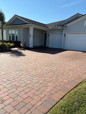 Paver Driveway using Concrete Sealant