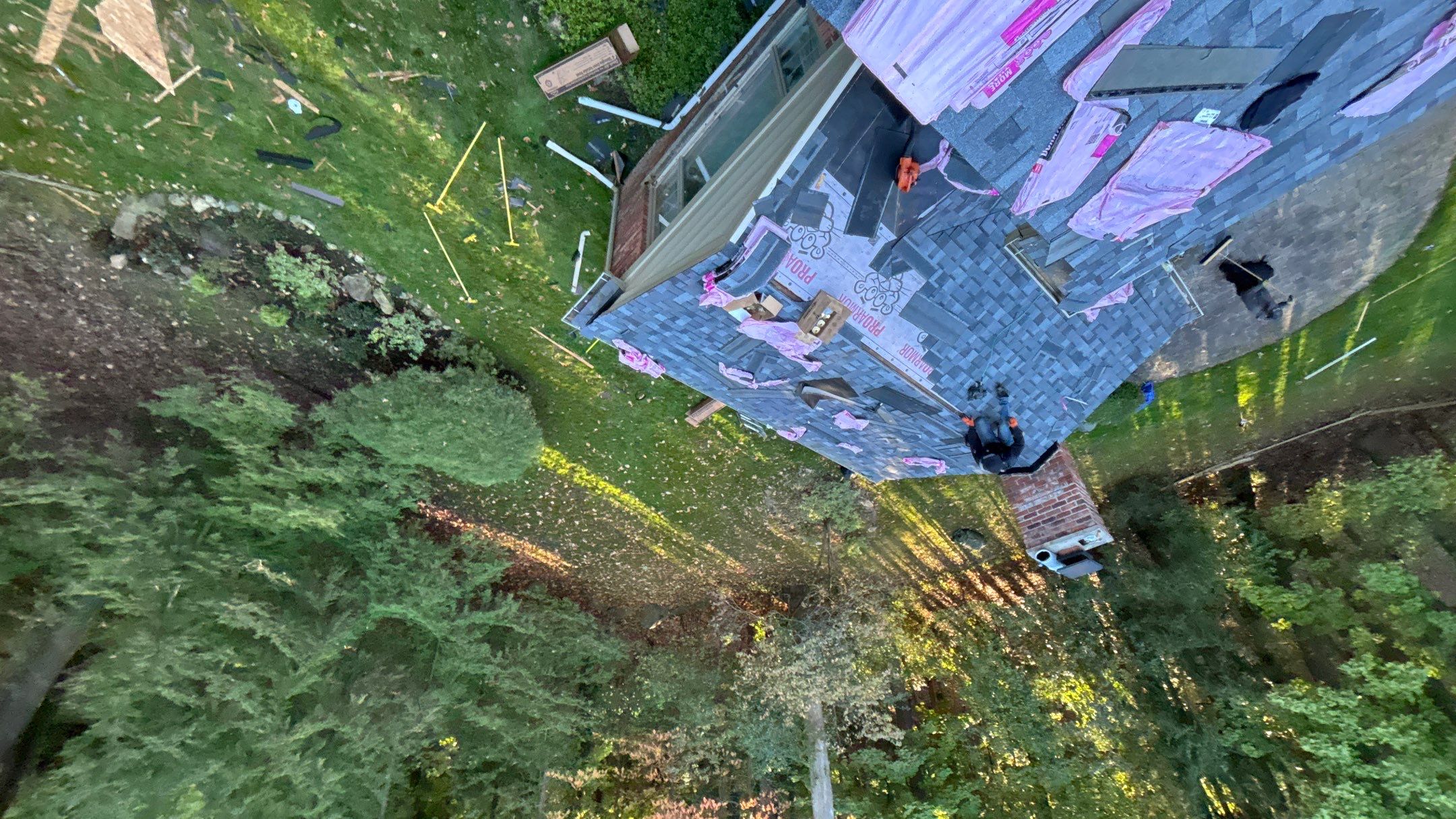 Roof Replacement using Owens Corning Slatestone Gray by 180 Contractors
