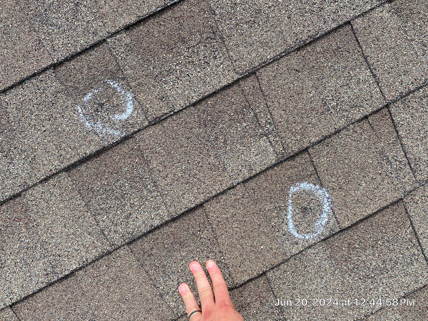 Hail Roof inspection in Jenks by Decor Roofing & Restoration