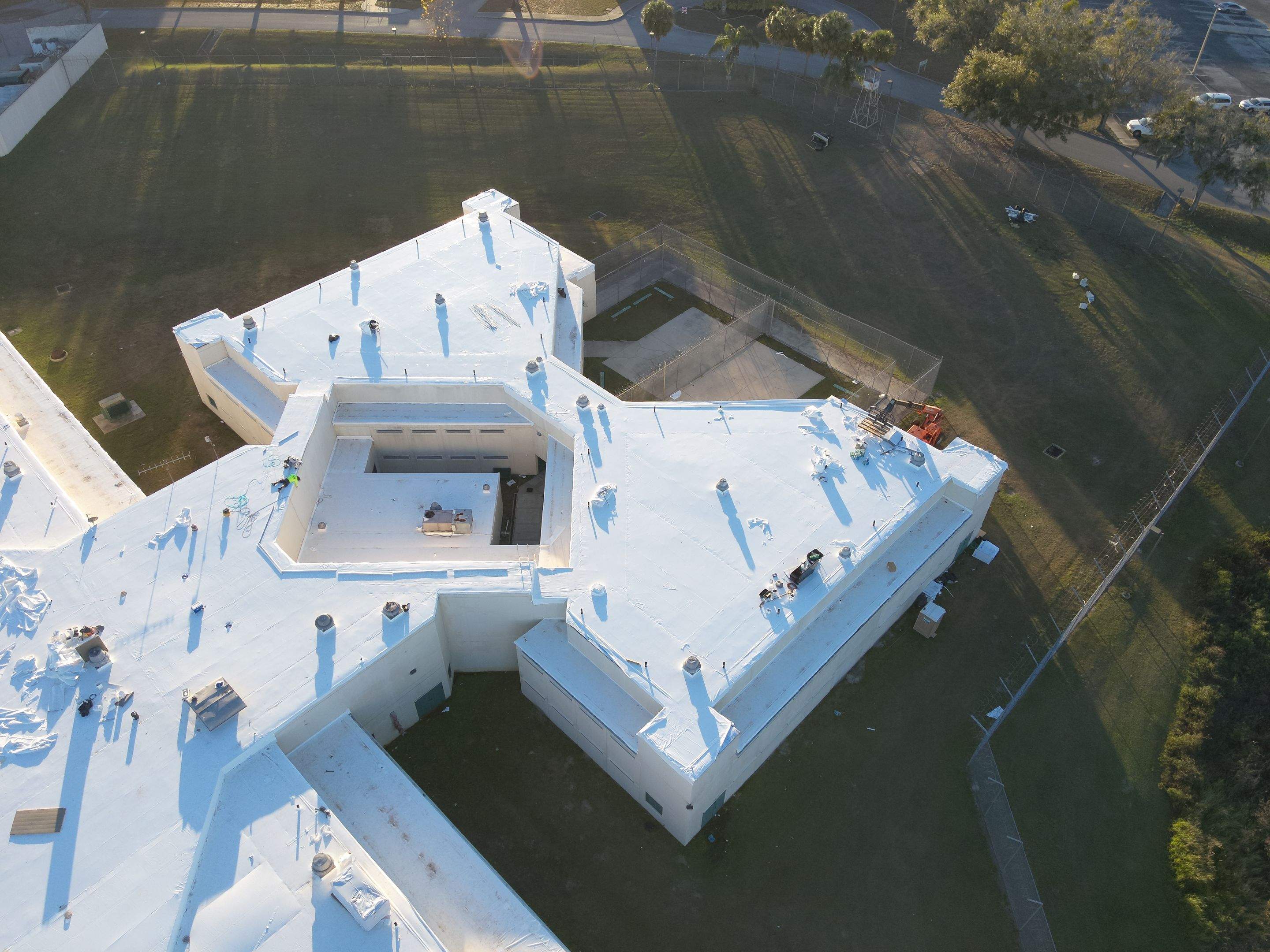 Polk County Jail - Roof Replacement by 1st Class Roofing, Inc.