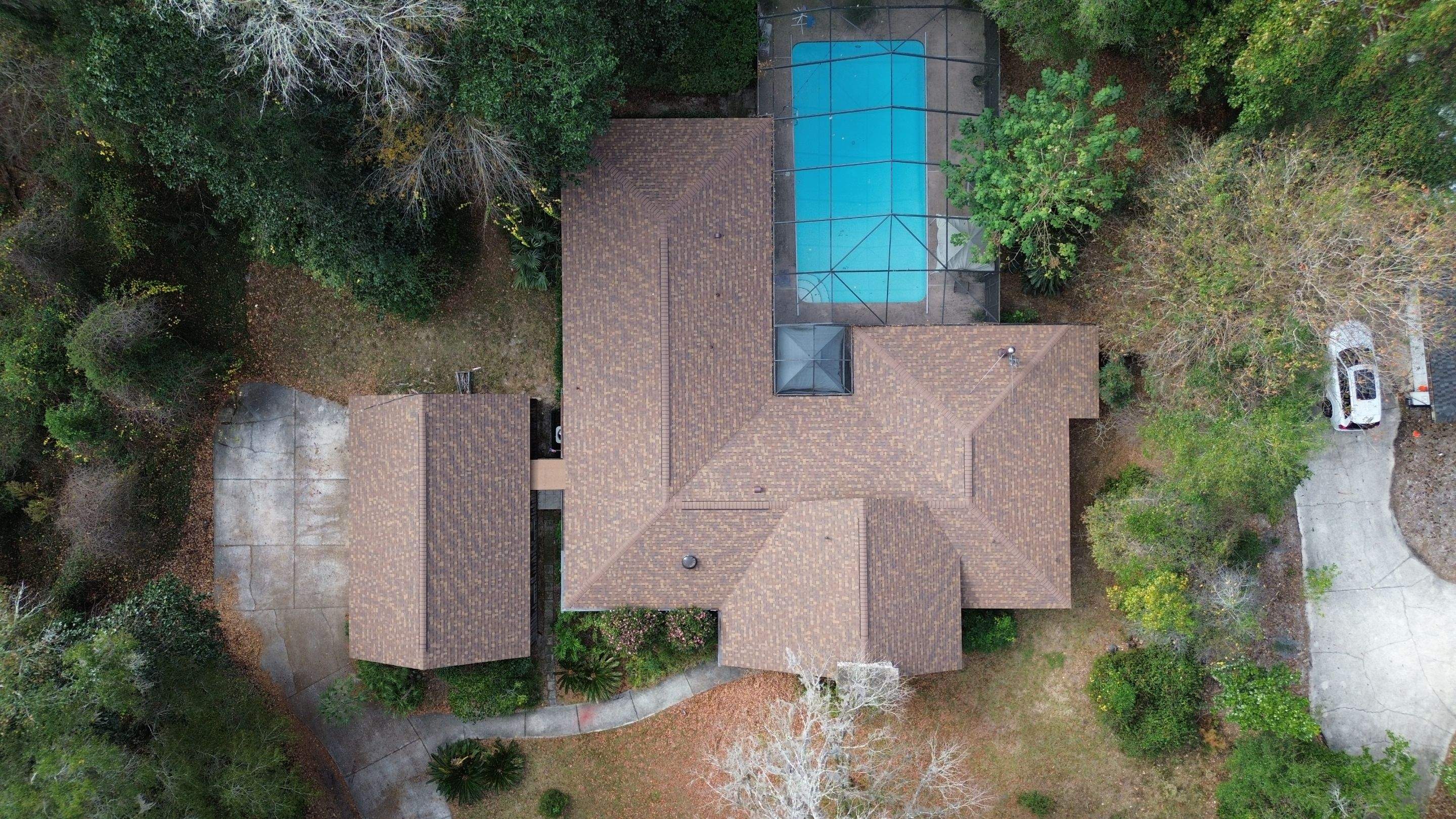Gainesville Reroof with Detached Garage by Brehm Roofing
