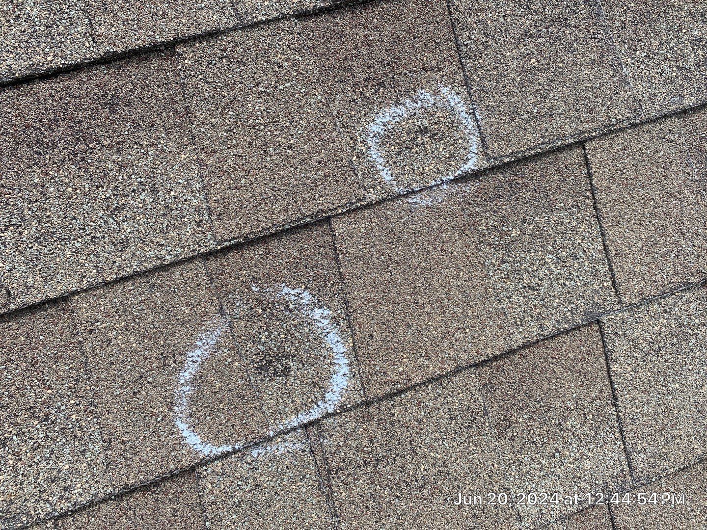 Hail Roof inspection in Jenks by Decor Roofing & Restoration