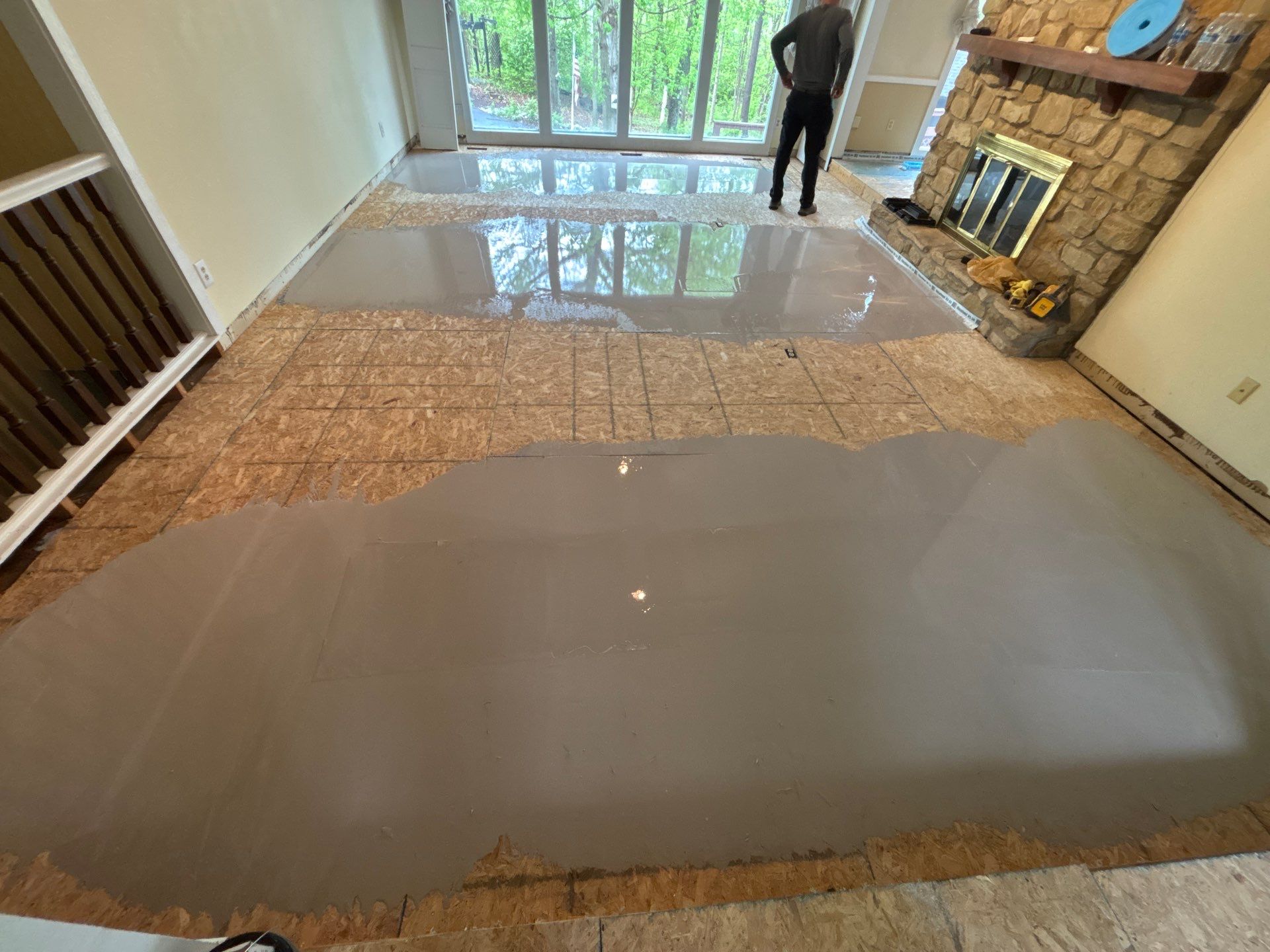 Natural Hardwood Flooring Installation and Professional Subfloor Preparation in Indianapolis by Brothers Floor Covering INC.
