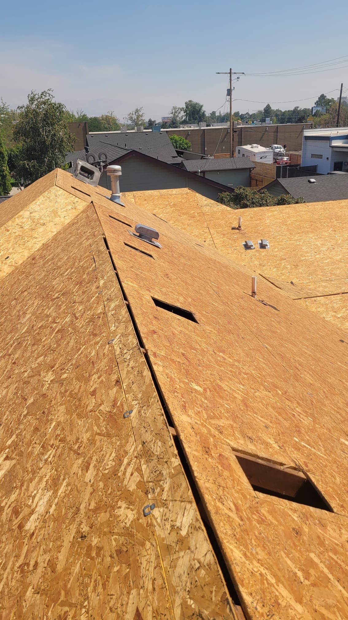 Residential Roof Replacement and Decking Repair in Boise by Olive Roofing