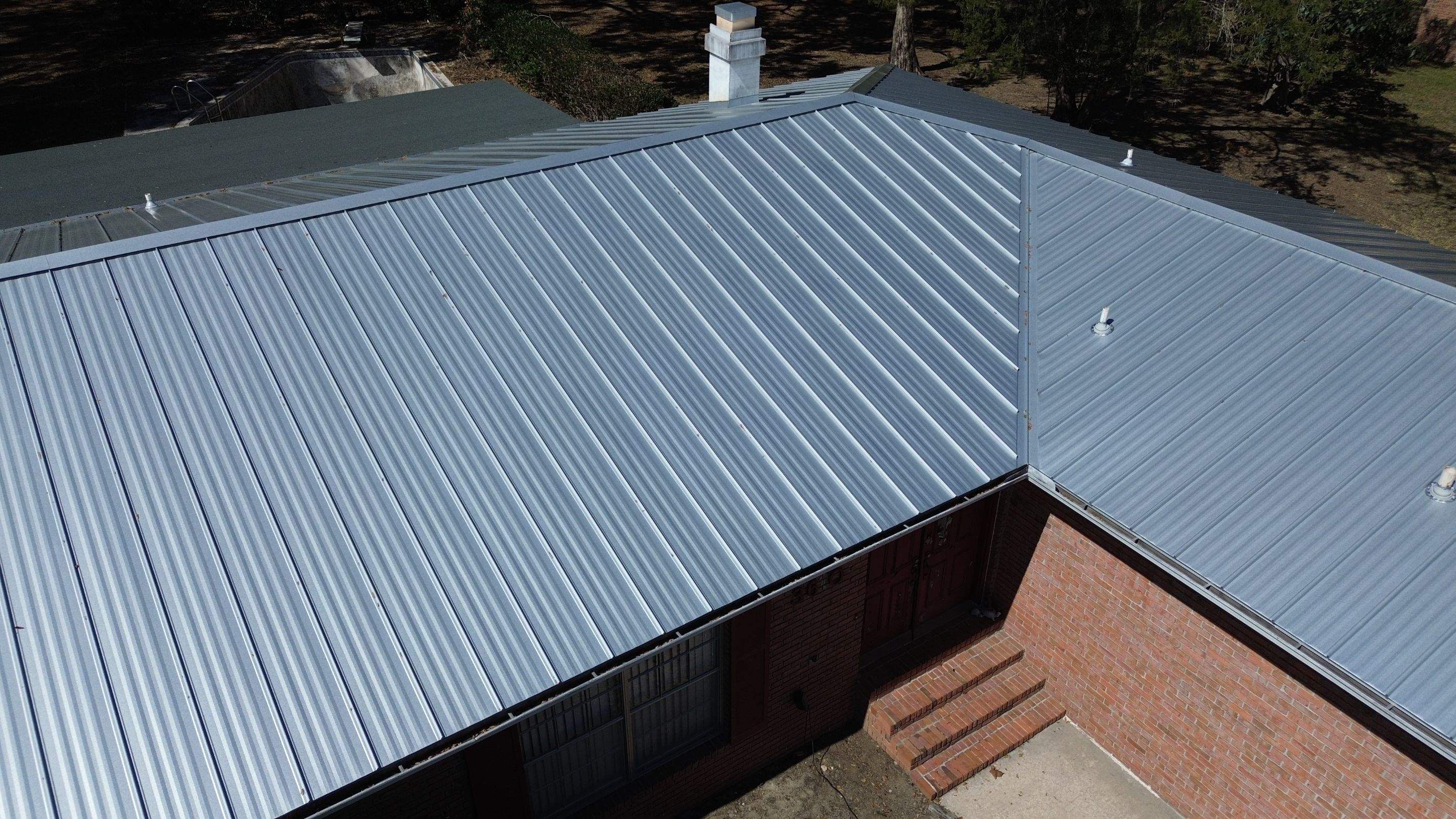 Metal reroof in Gainesville, FL by Brehm Roofing