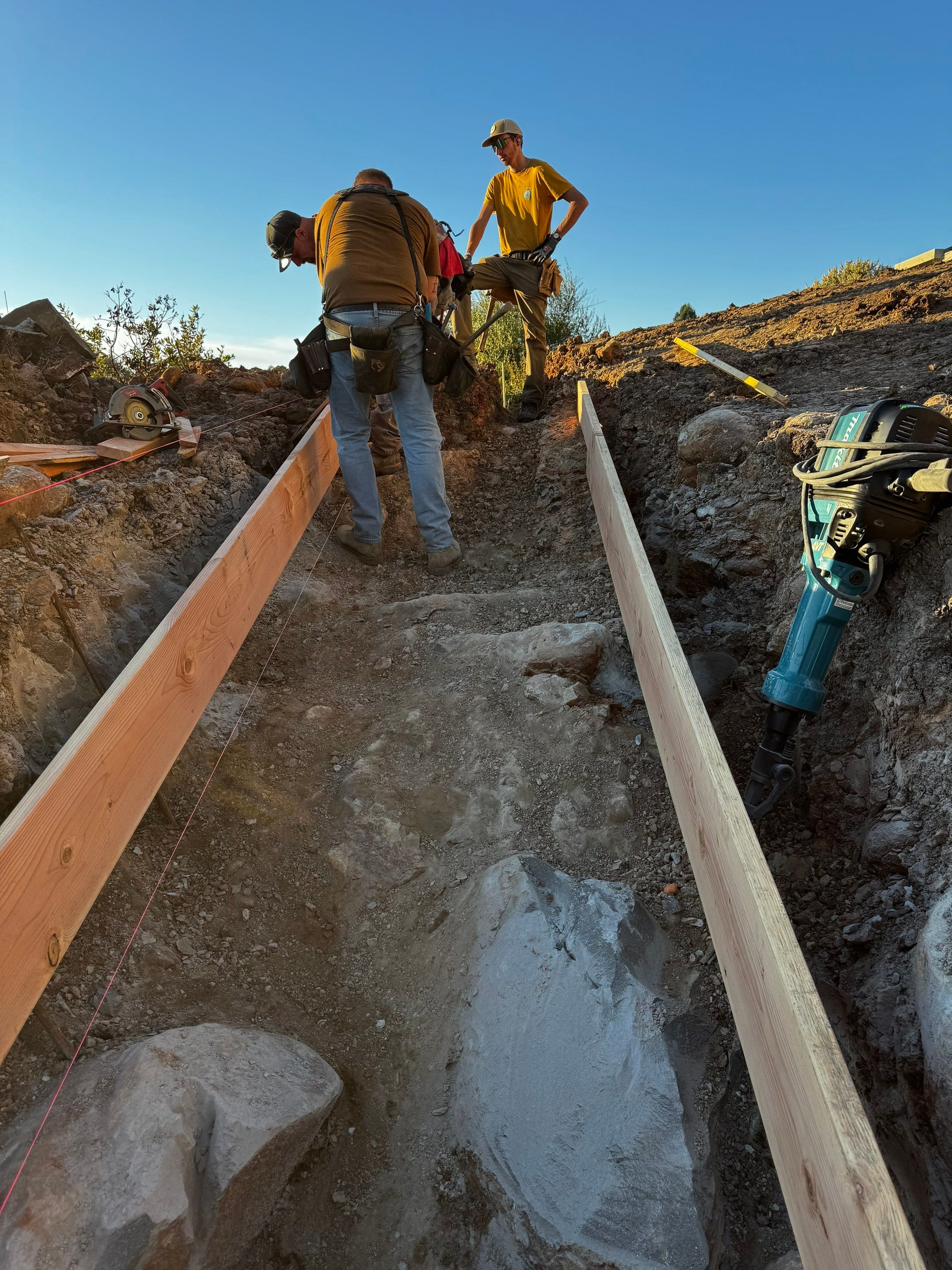 Retaining wall by JRS Construction