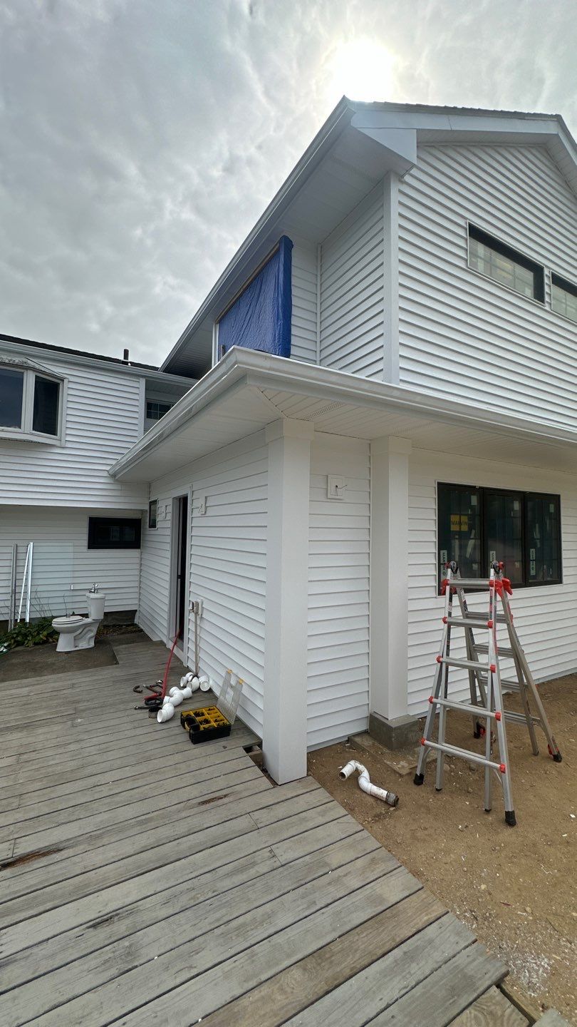 Full House Installation by Above All Gutters 