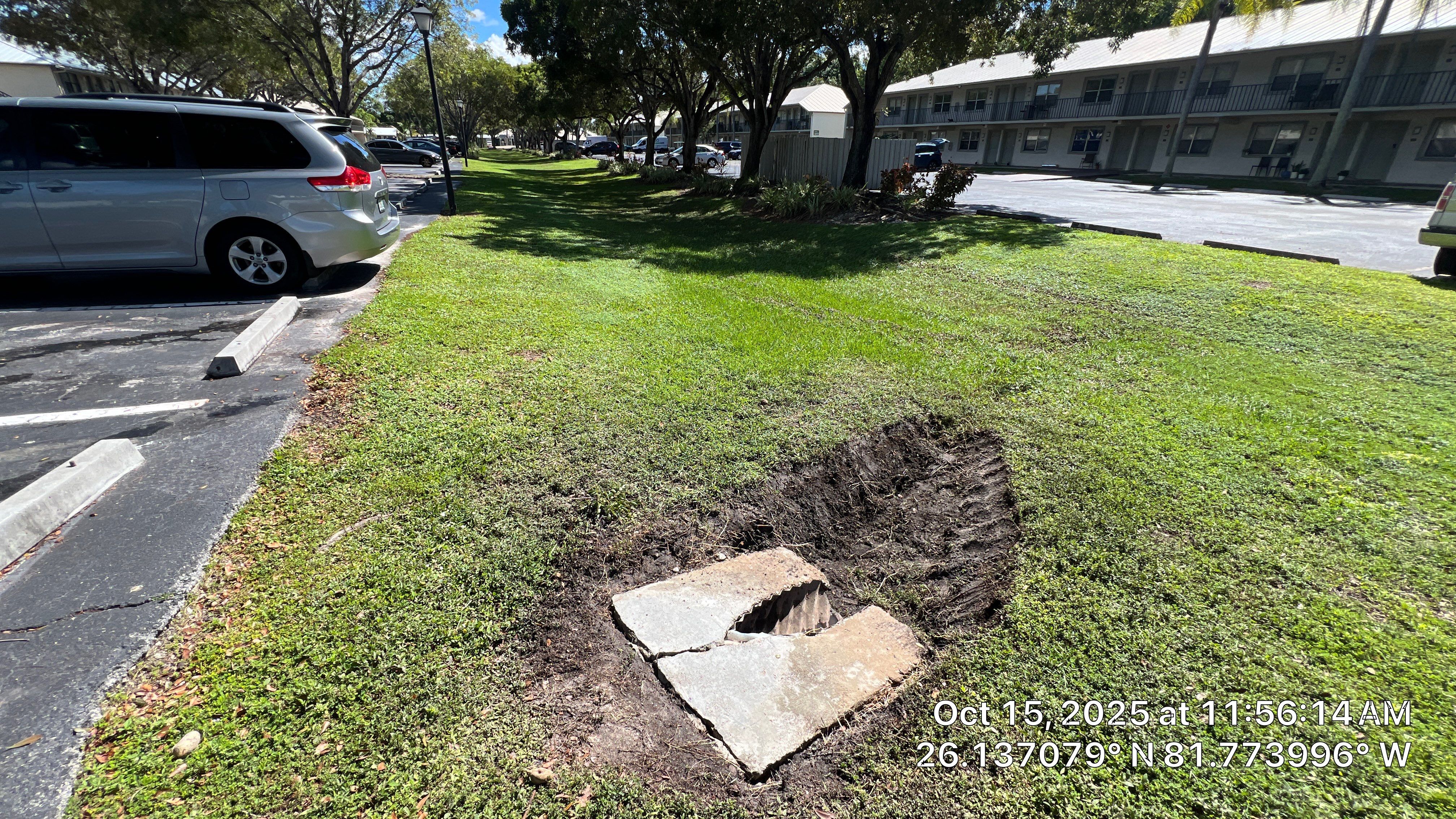 Naples Apartment Complex Culvert Cleaning by APS Power & Water