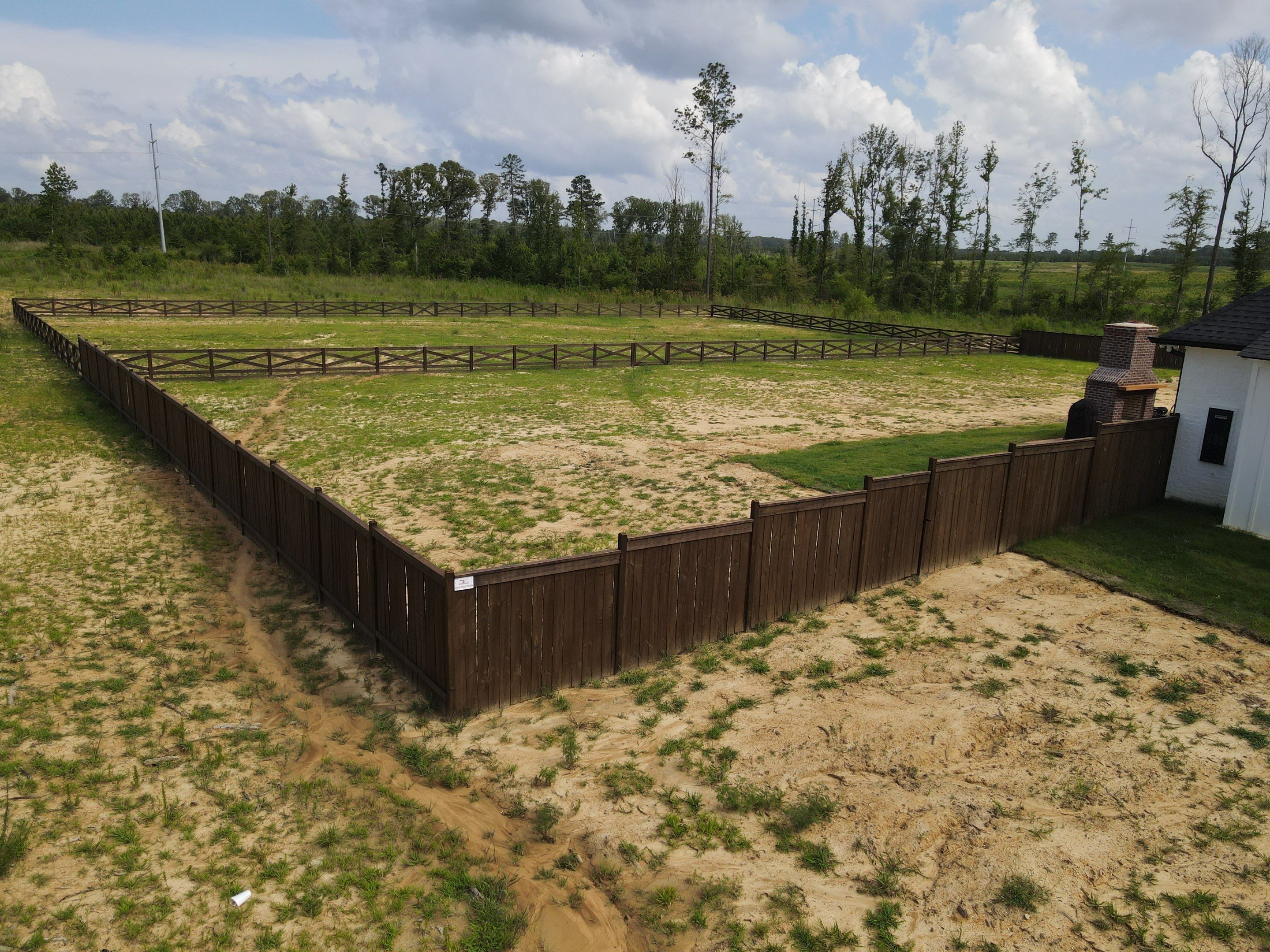 6ft Good Neighbor/4ft Farm Fence by Roberson Construction LLC
