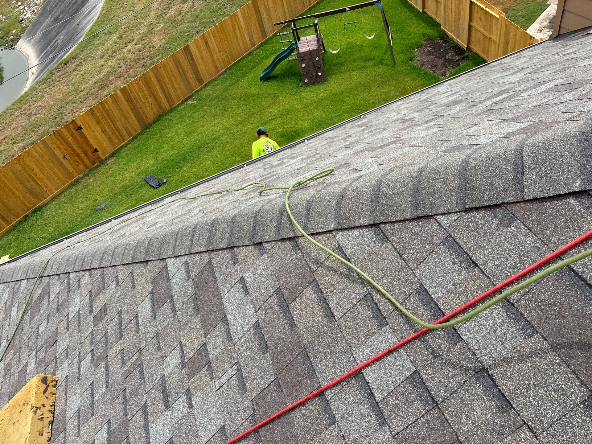 Residential Roofing Installation using Owen's Corning Duration (Lifetime) Shingles by Roof Repair Company