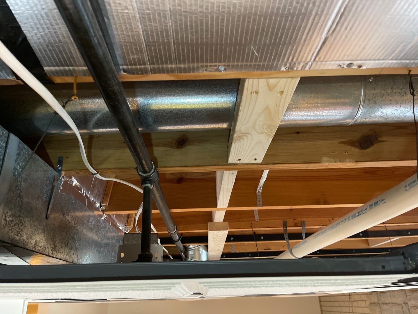Structual Wood Reinforcement  using Structural Wood and Steel Reinforcements by Toledo Basement Repair 