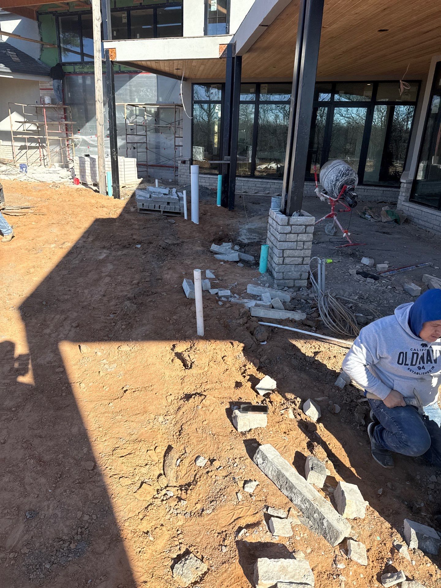 Project in Bixby, OK New construction  by BA Lawns and Landscaping LLC 