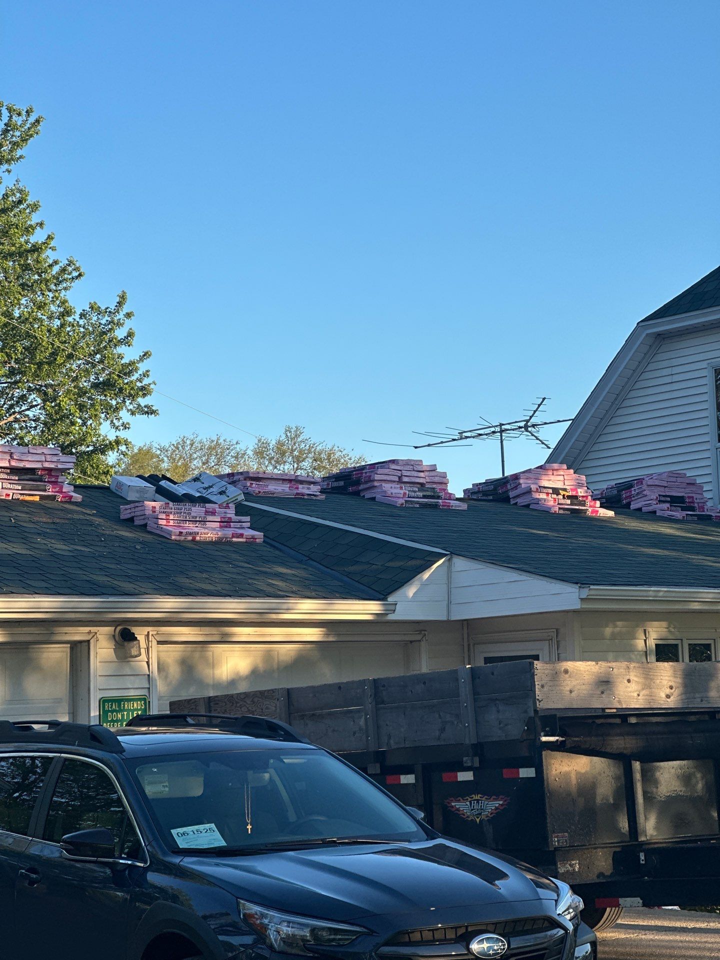 Residential Roofing Installation using Owens Corning Duration Driftwood by Lightning Exteriors