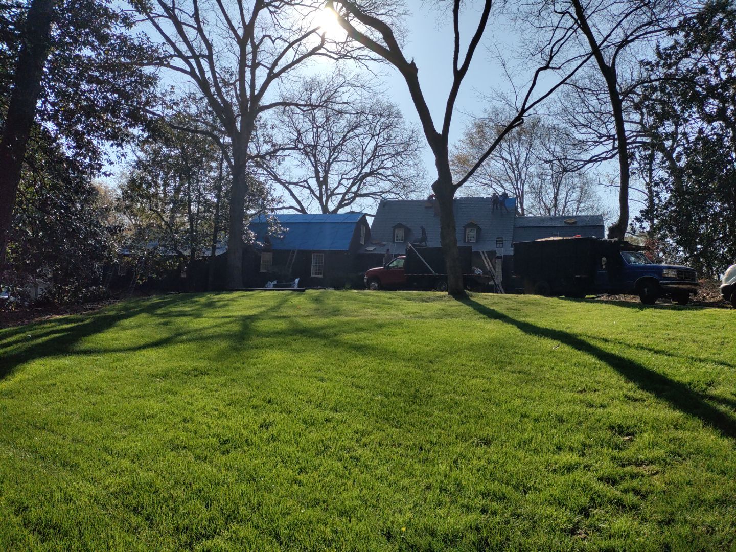 Residential Roofing Installation using Da Vinci Slate  by Inspector Roofing and Restoration