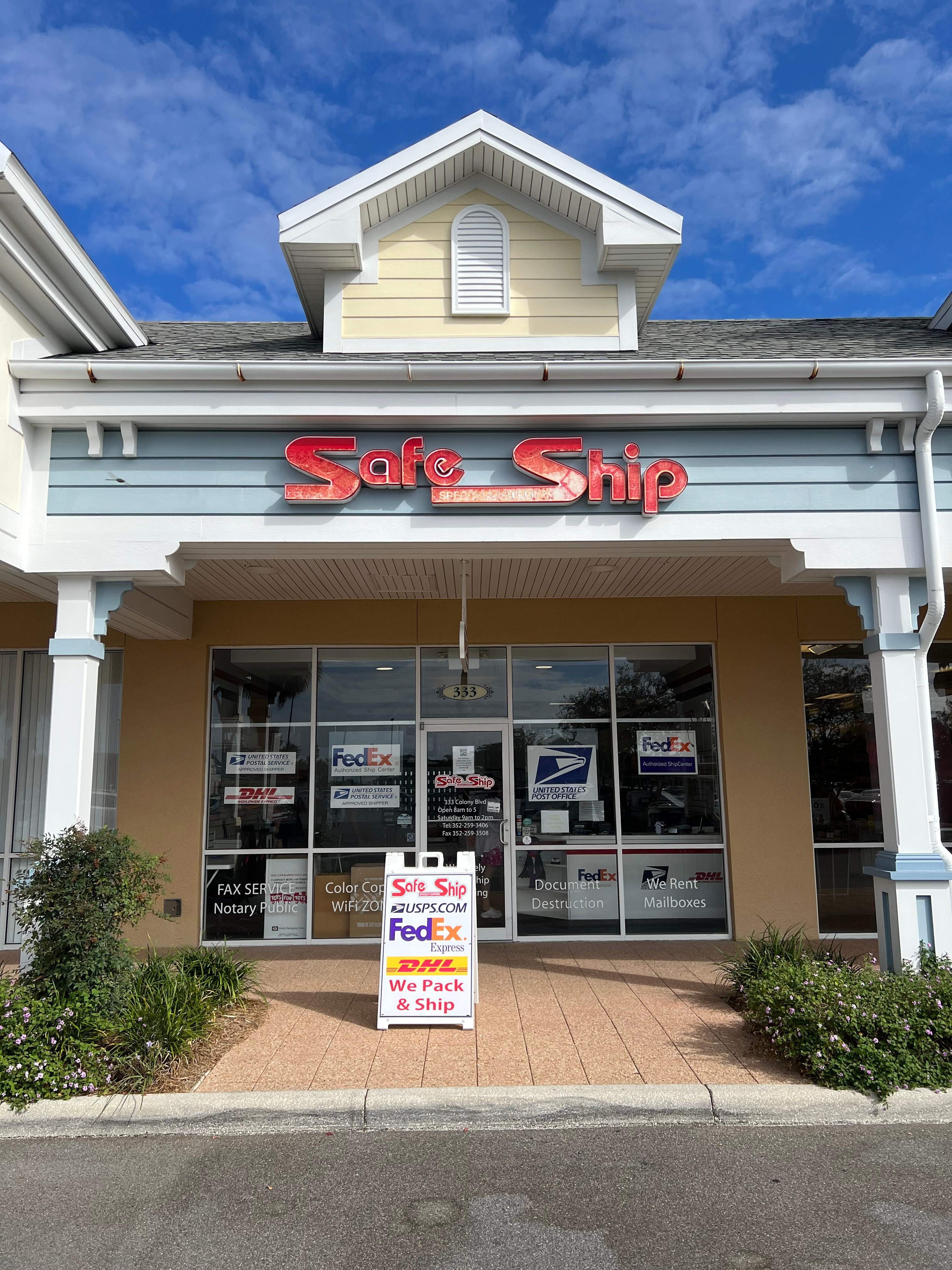 Channel Letters for Safe Ship by SignCrafters