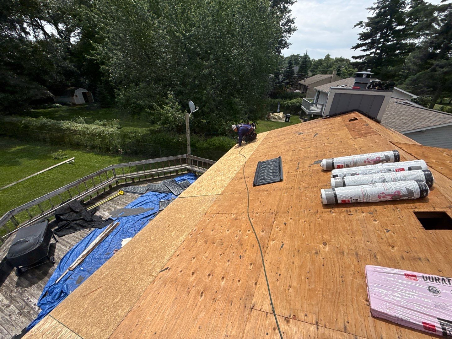 Roof Replacement using Owens Corning Tru Definitions by 180 Contractors