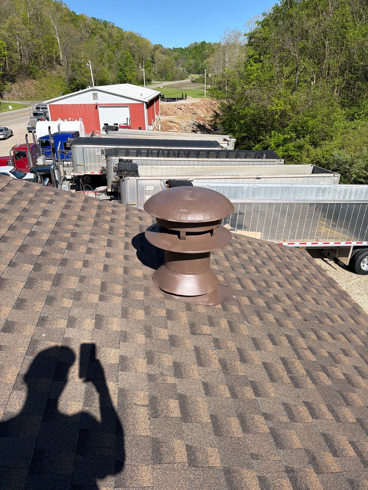 Commercial Roofing Installation using GAF Timberline HDZ Barkwood by Rainstoppers Roofing
