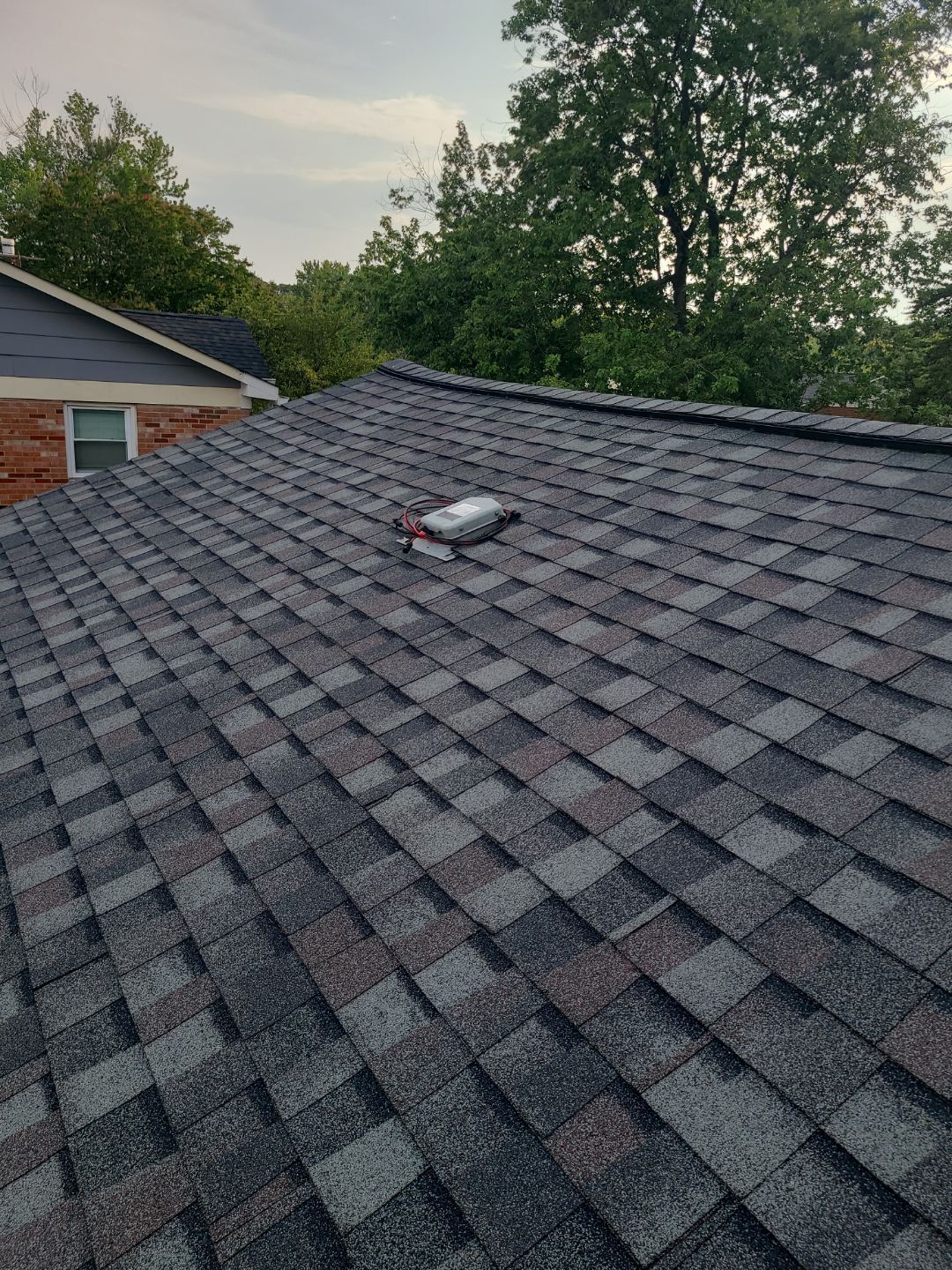 Woodbridge: Roof Replacement with CertainTeed Landmark Pro Designer Shingles in Max Def Colonial Slate by RM Banning, Inc.