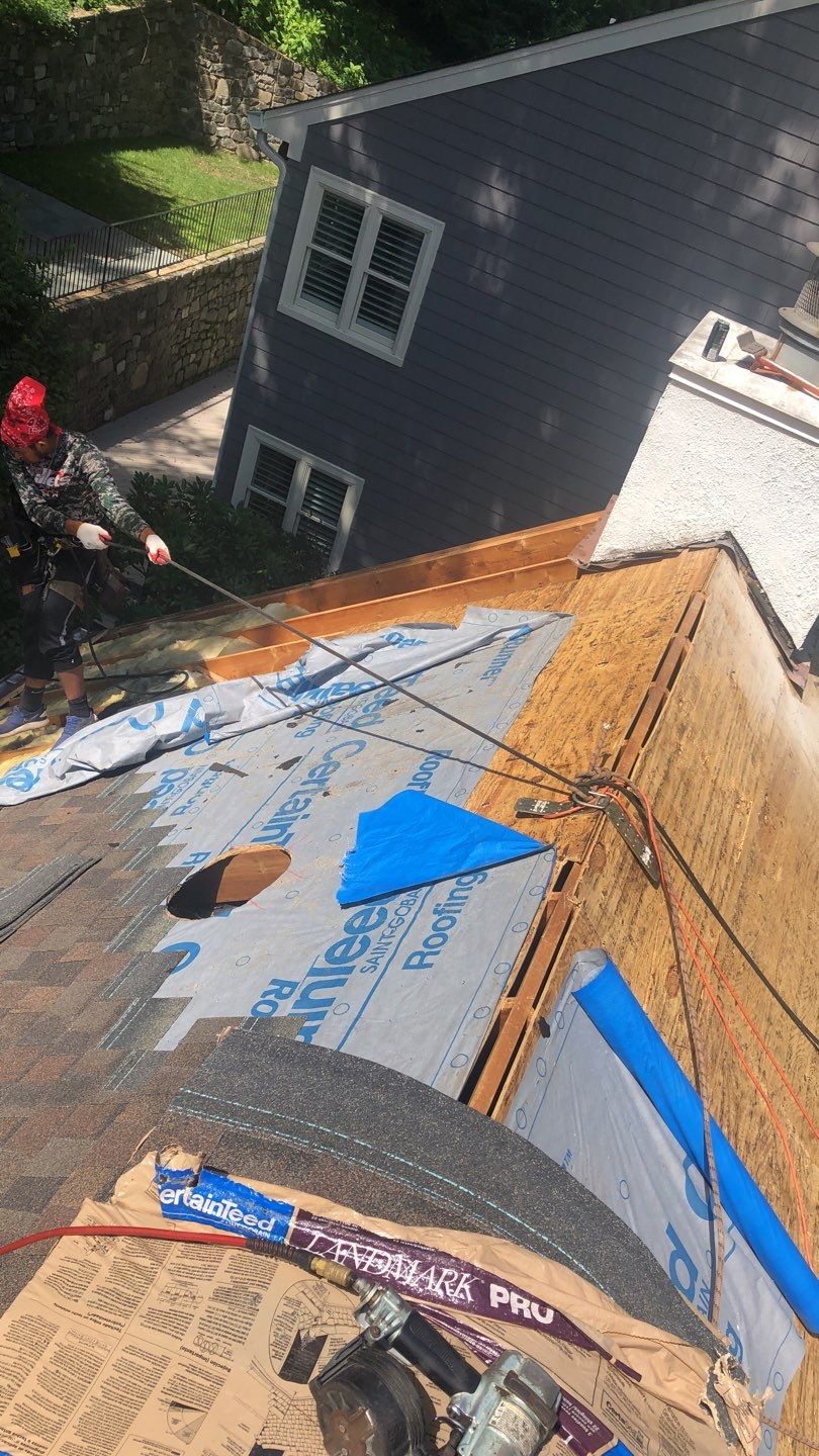 Arlington: CertainTeed Landmark Pro Designer Shingles in Max Def Shenandoah by RM Banning, Inc.