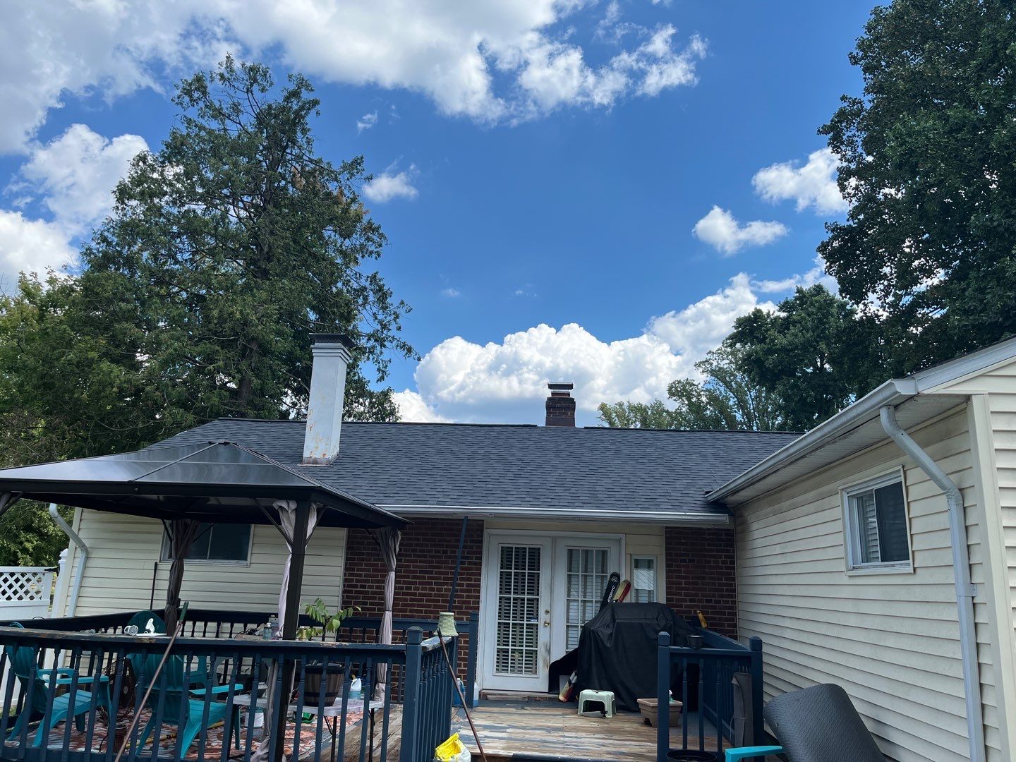 Residential Roofing Installation using Certainteed Landmark, Moire Black by RJC General Construction, LLC.