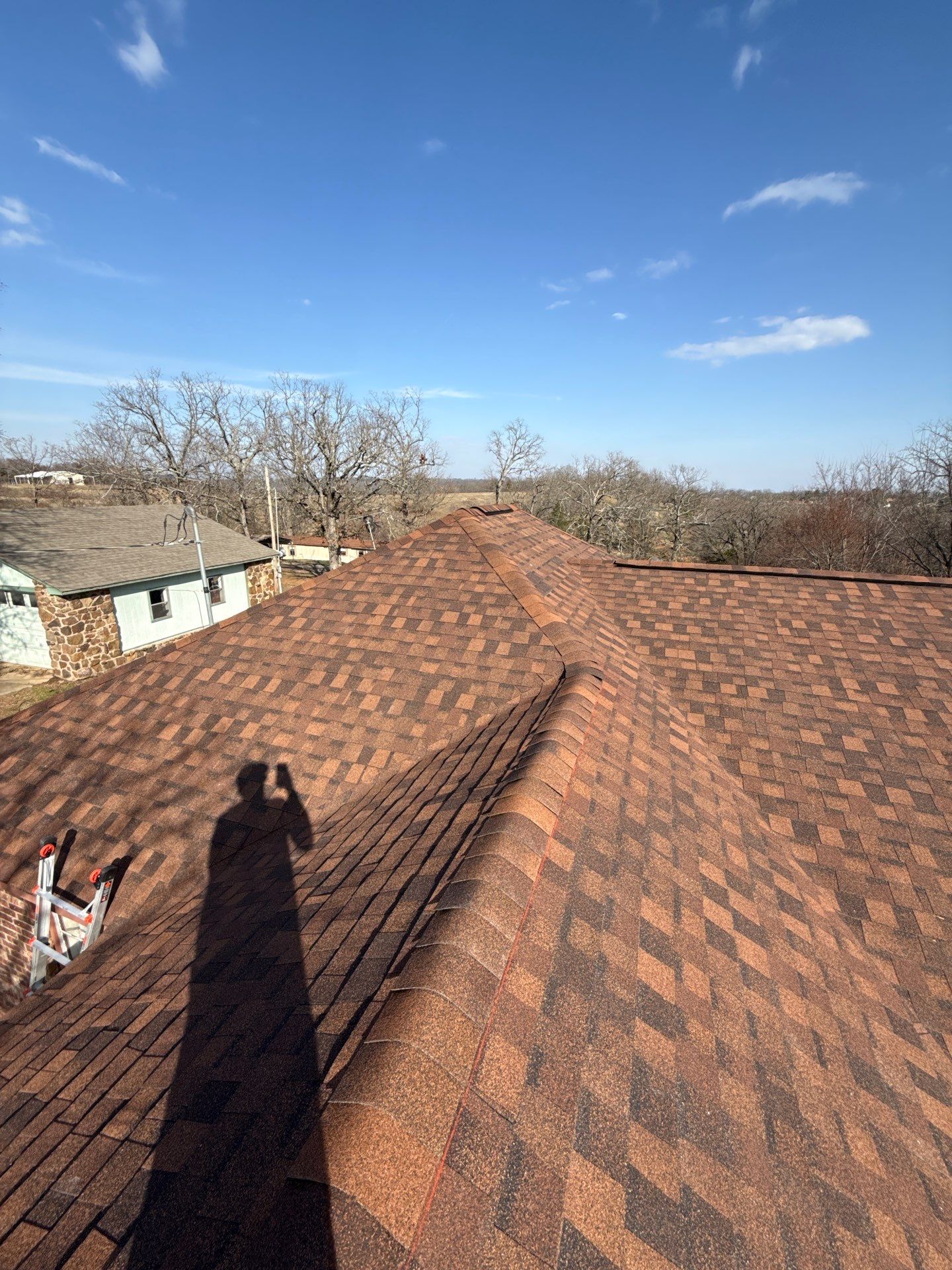 Rustic Hickory Shingles & SBS Cap & Base by In & Out Construction & Remodeling, LLC