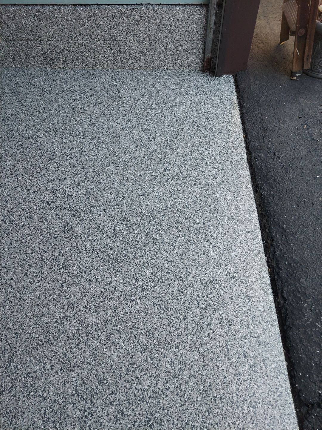 Single Car Garage in Slate Stone - Boardman, OH by Alexander Concrete Coatings