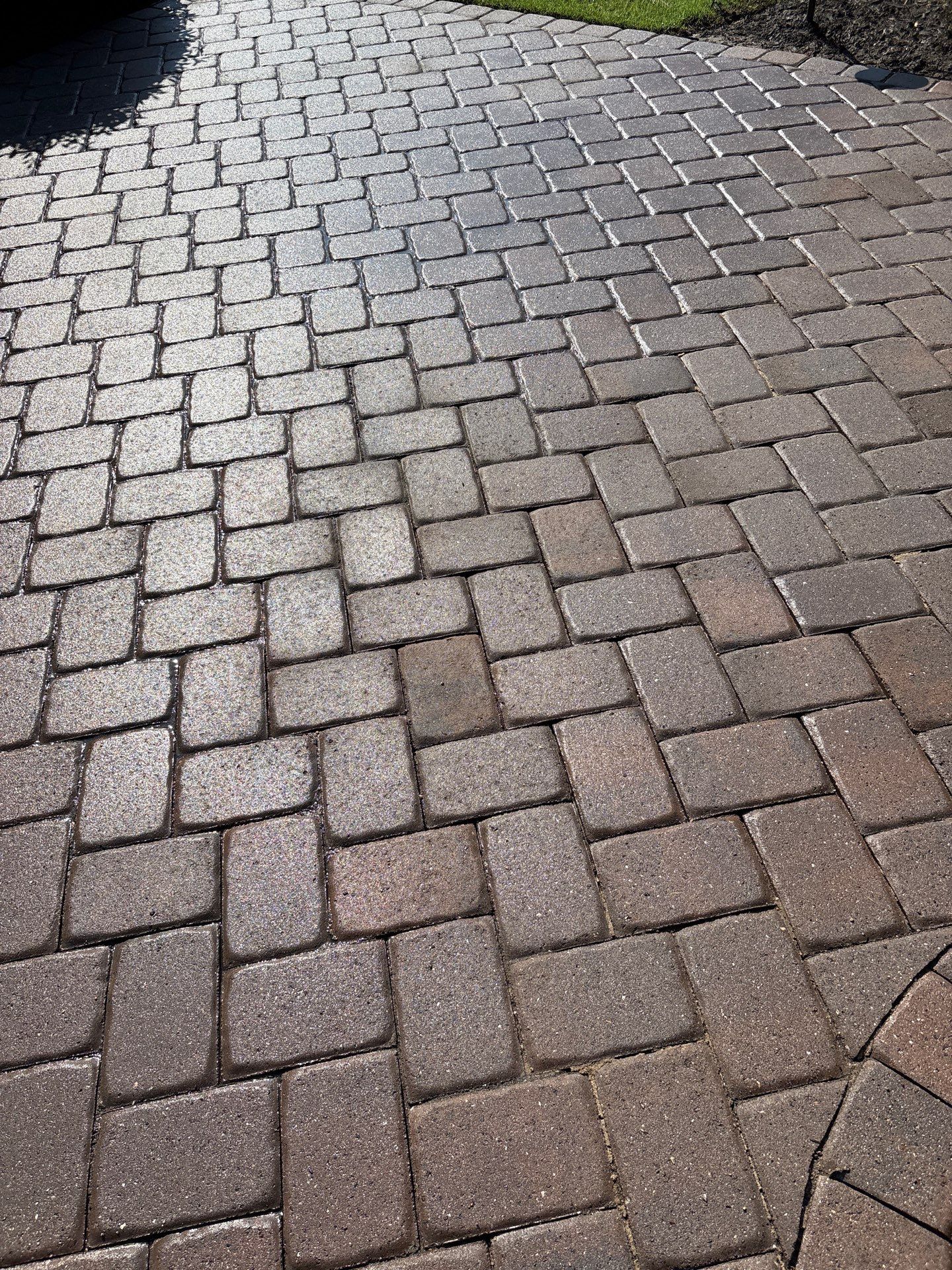Paver Patio using Concrete Sealant by DuraSeal