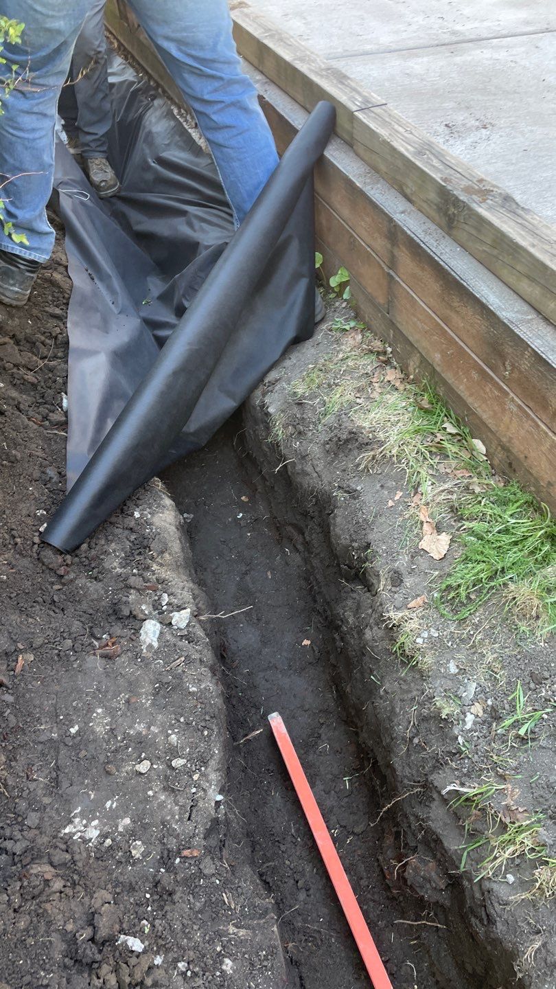 Foundation Drainage Board & French Drain in Southwest Minneapolis by Waterproofing Northeast