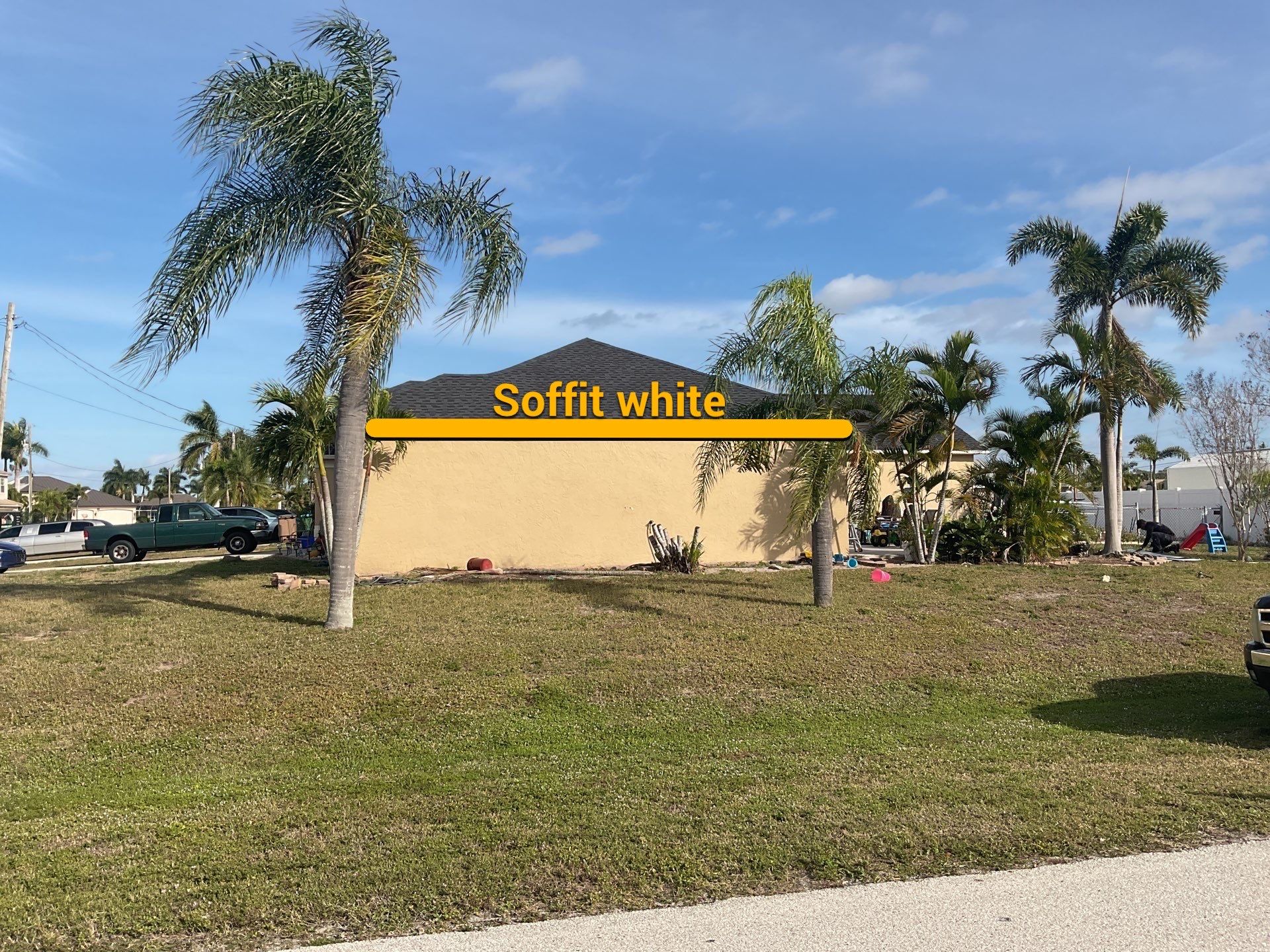 Black Seamless Gutters for Modern Cape Coral Homes by Gutter Professors
