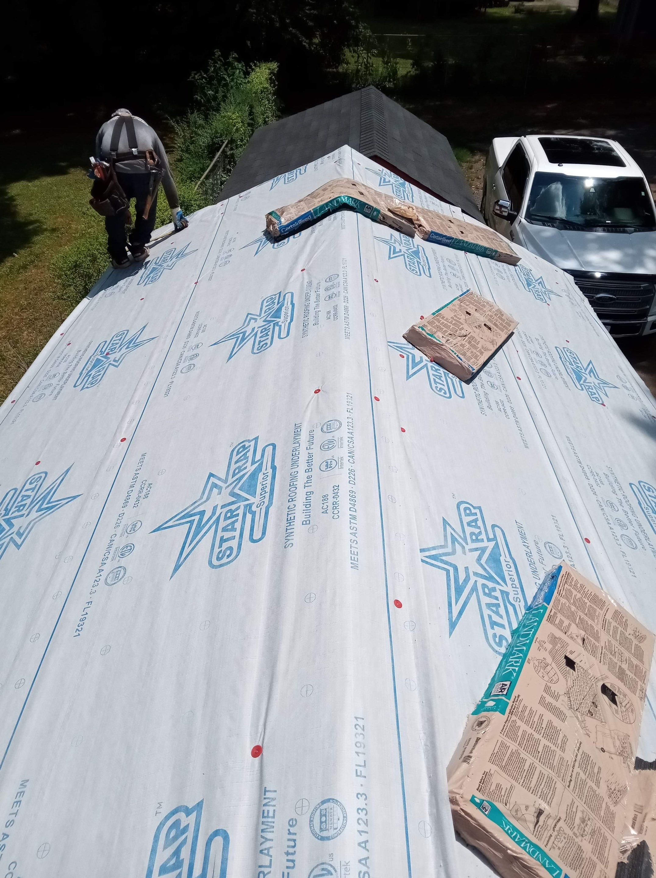 NEW roof, ALL NEW decking, and ALL NEW gutters by Nailed It Roofing & Remodeling LLC