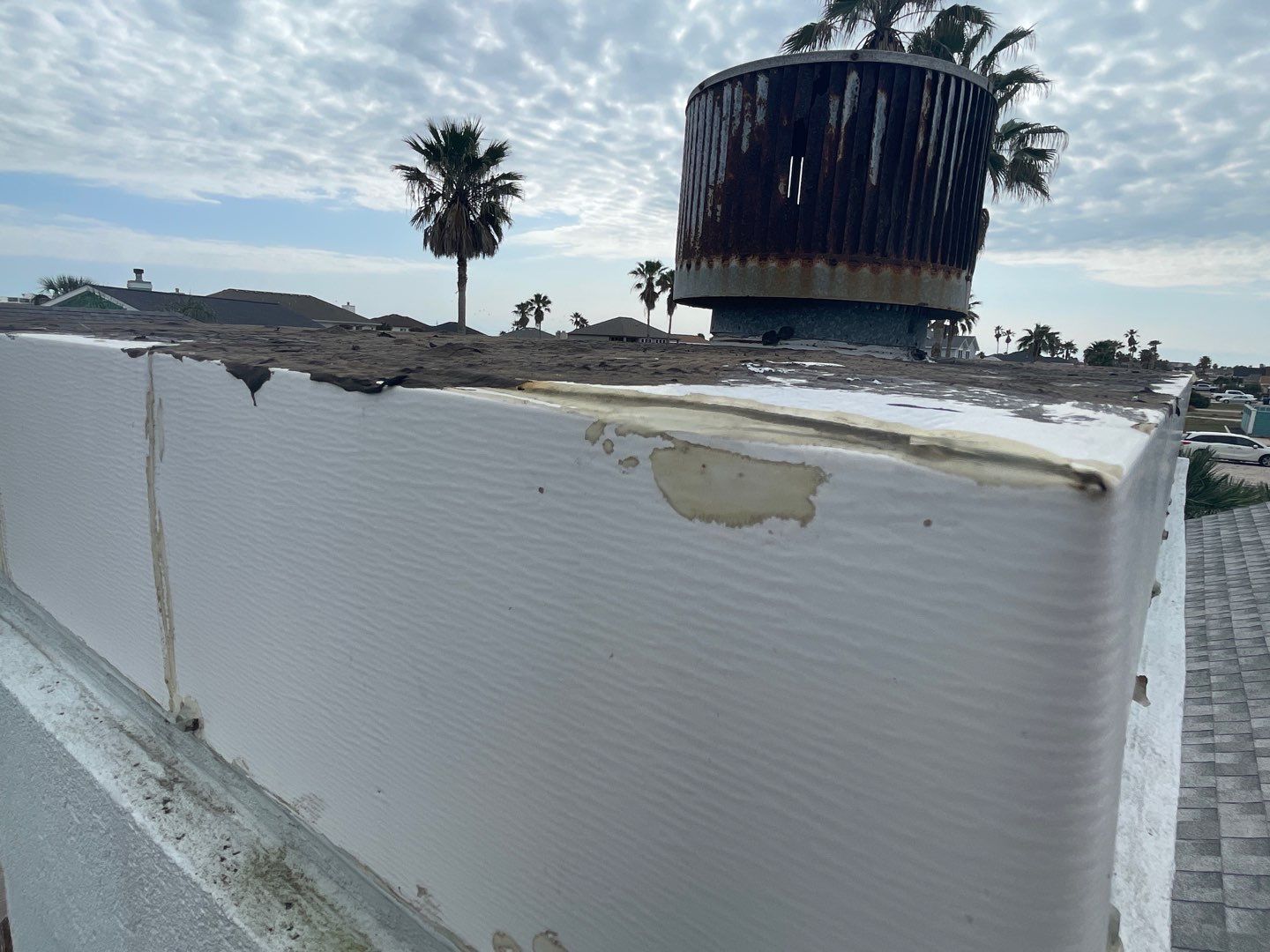 Residential Roofing Repair using Galvanized Chimney Cap & Chase by Lighthouse Roofing