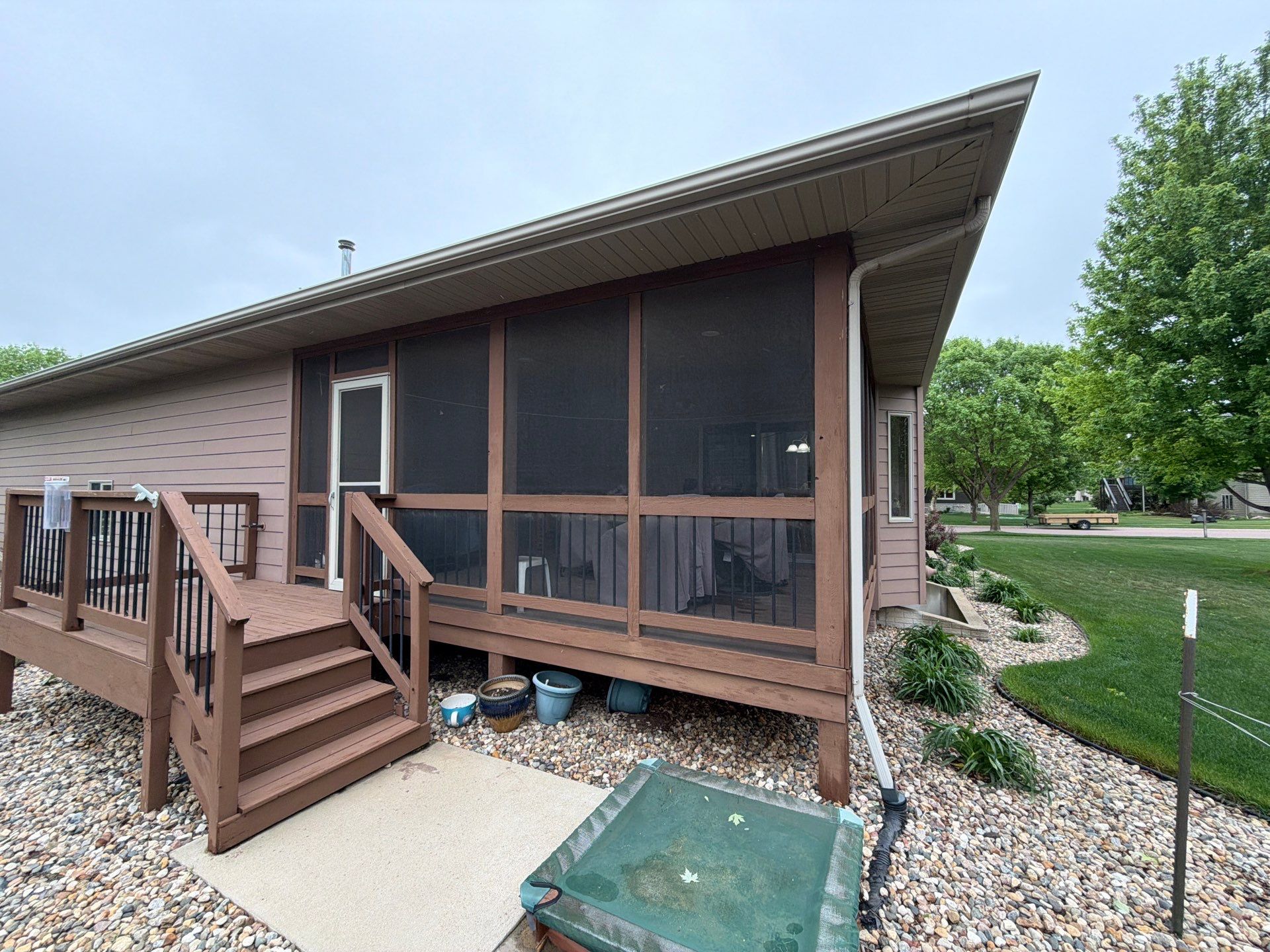 Exterior Painting and Wooden Deck Staining in Sioux Falls by Select Painting, Coatings & Garage Cabinets