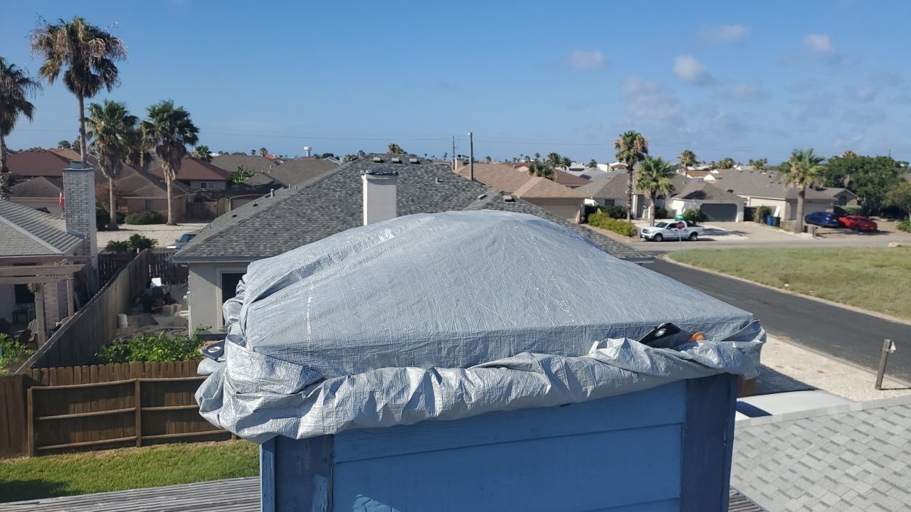 Chimney Cap & Chase Replacement using Custom Fabricated Galvanized Metal by Lighthouse Roofing