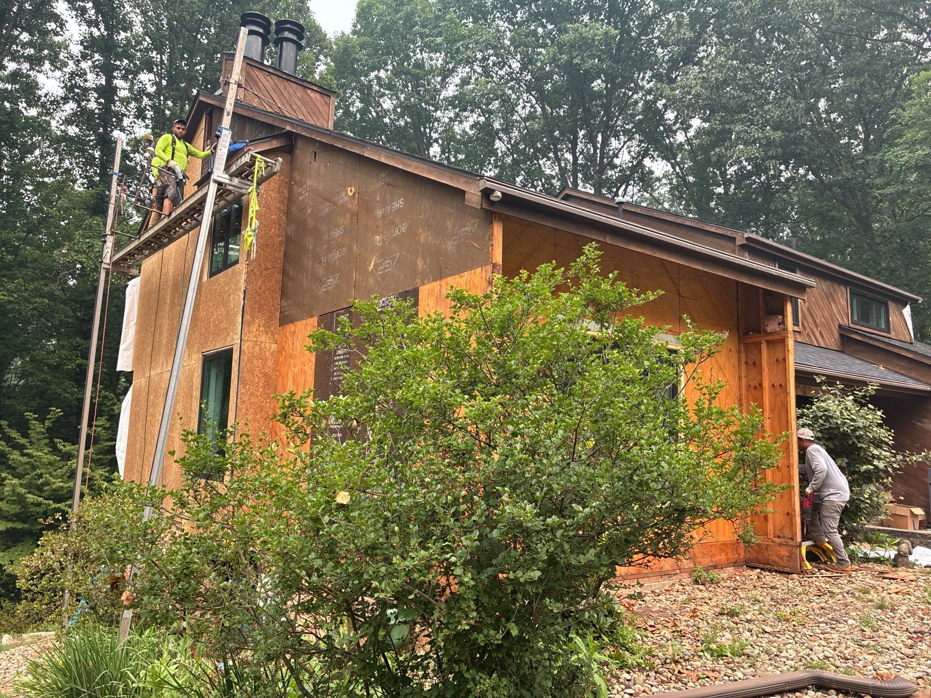 James Hardie Board and Batten Midnight Black Renovation in Wexford by Ideal Siding Pittsburgh