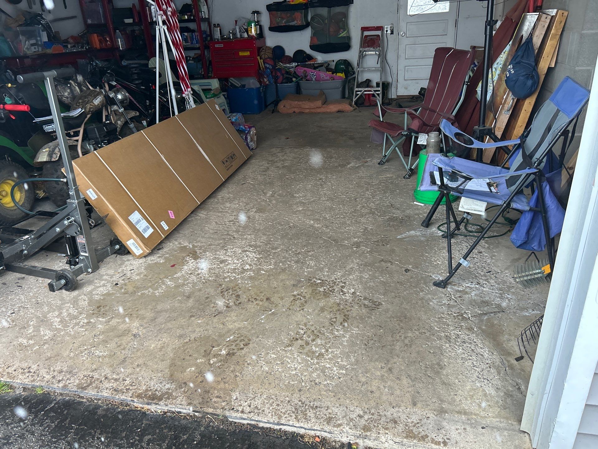 Silverado garage floor coating by NG Masonry & Construction LLC