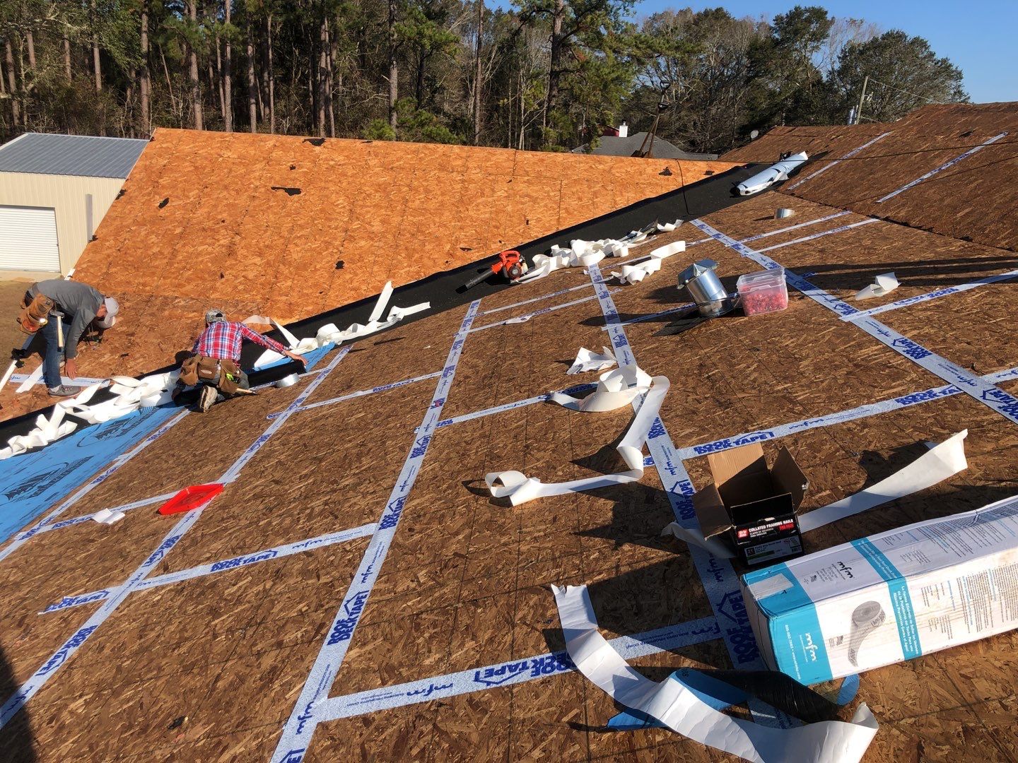 Residential Roofing Installation using Roof Replacement by American Roofing & Construction LLC