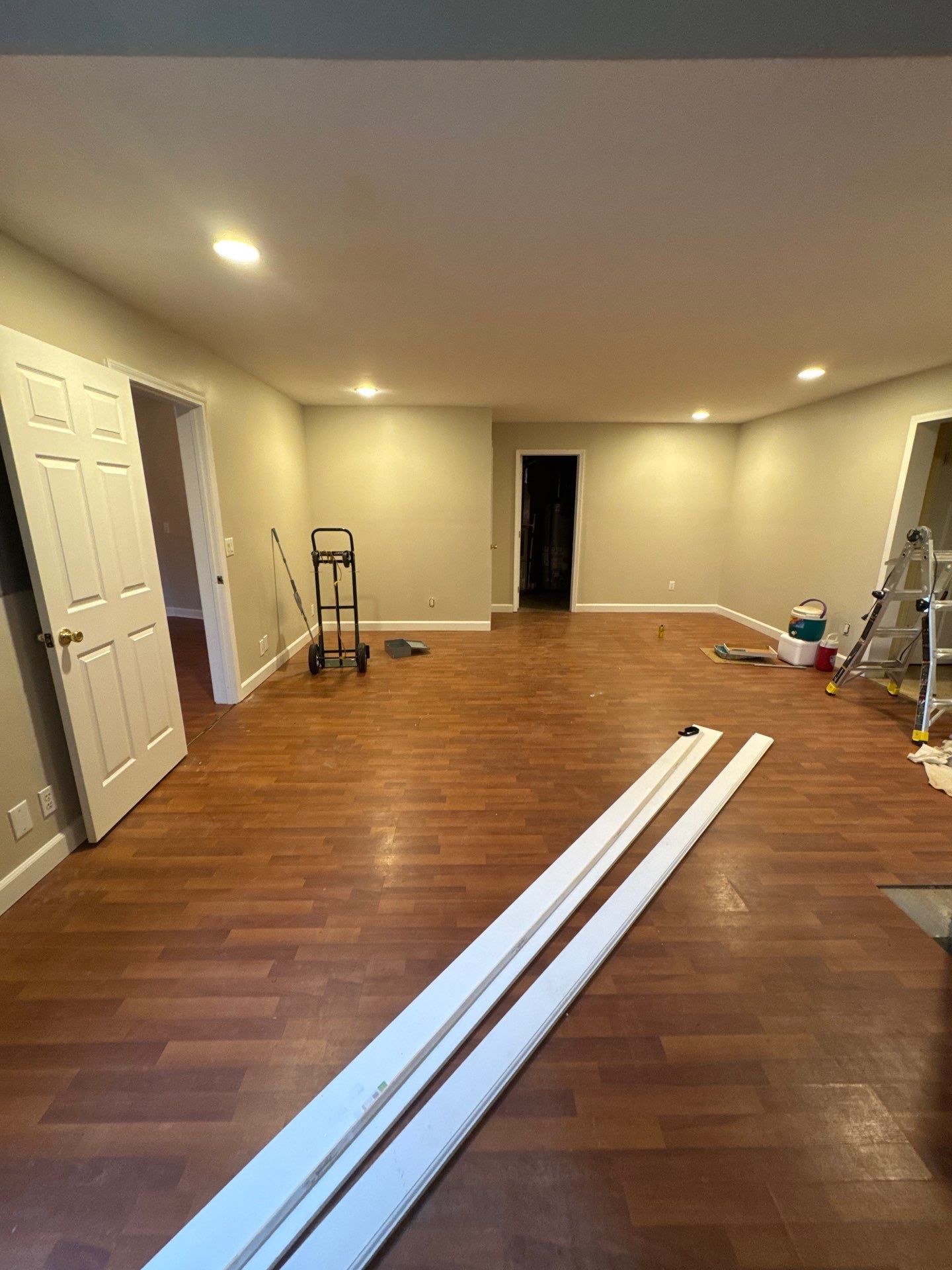Interior Painting and Basement Living Space Refresh in Suwanee by Swift Home Renovations