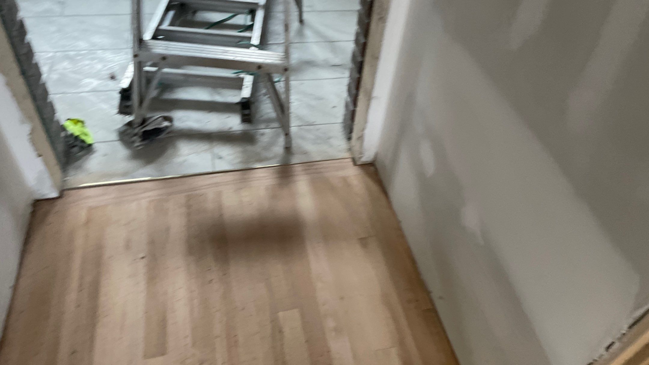 Remodeled Home with new tile floors, Showers and Refinished Oak Floors with stain and Waterbased Finish by Footprints Floors of Coastal Carolina