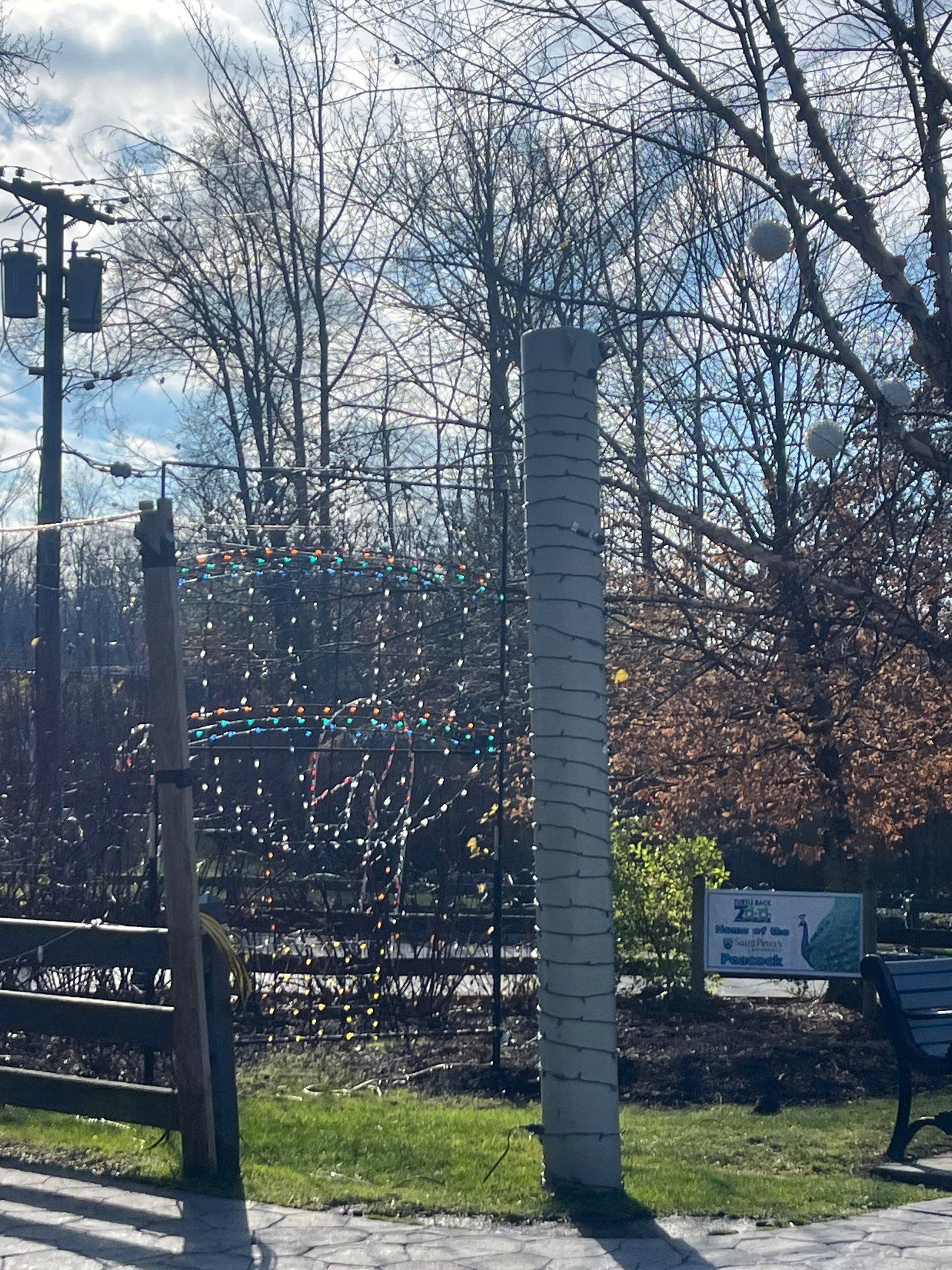 Commercial Holiday Lighting in West Orange, NJ by Clearview Washing