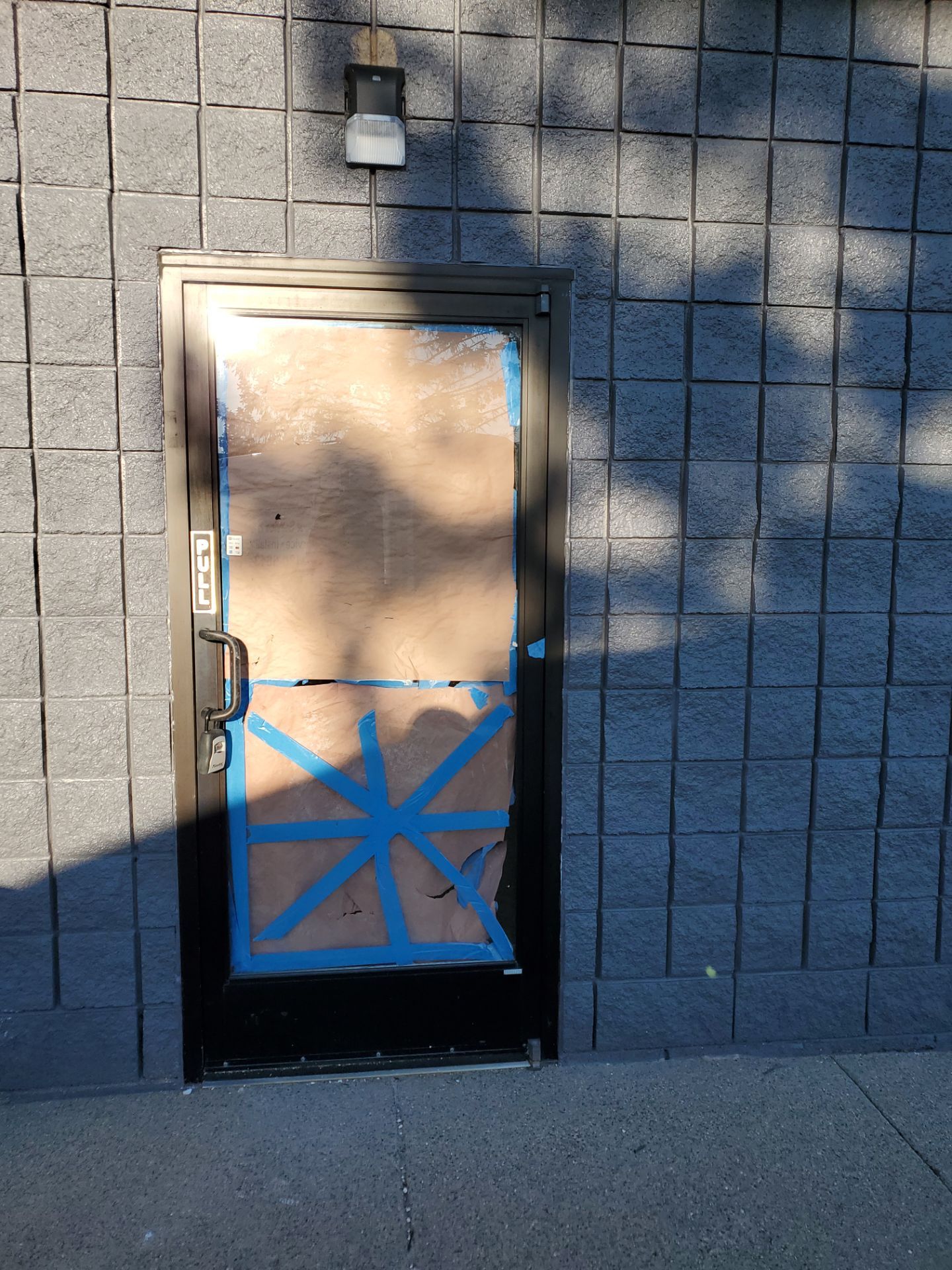 Removal and Installation of Security Door by FBH Architectural Security