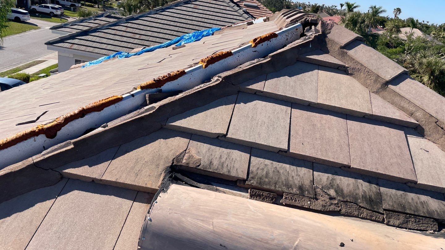 Residential Roofing Repair using Concrete Tile by Four Peaks Roofing