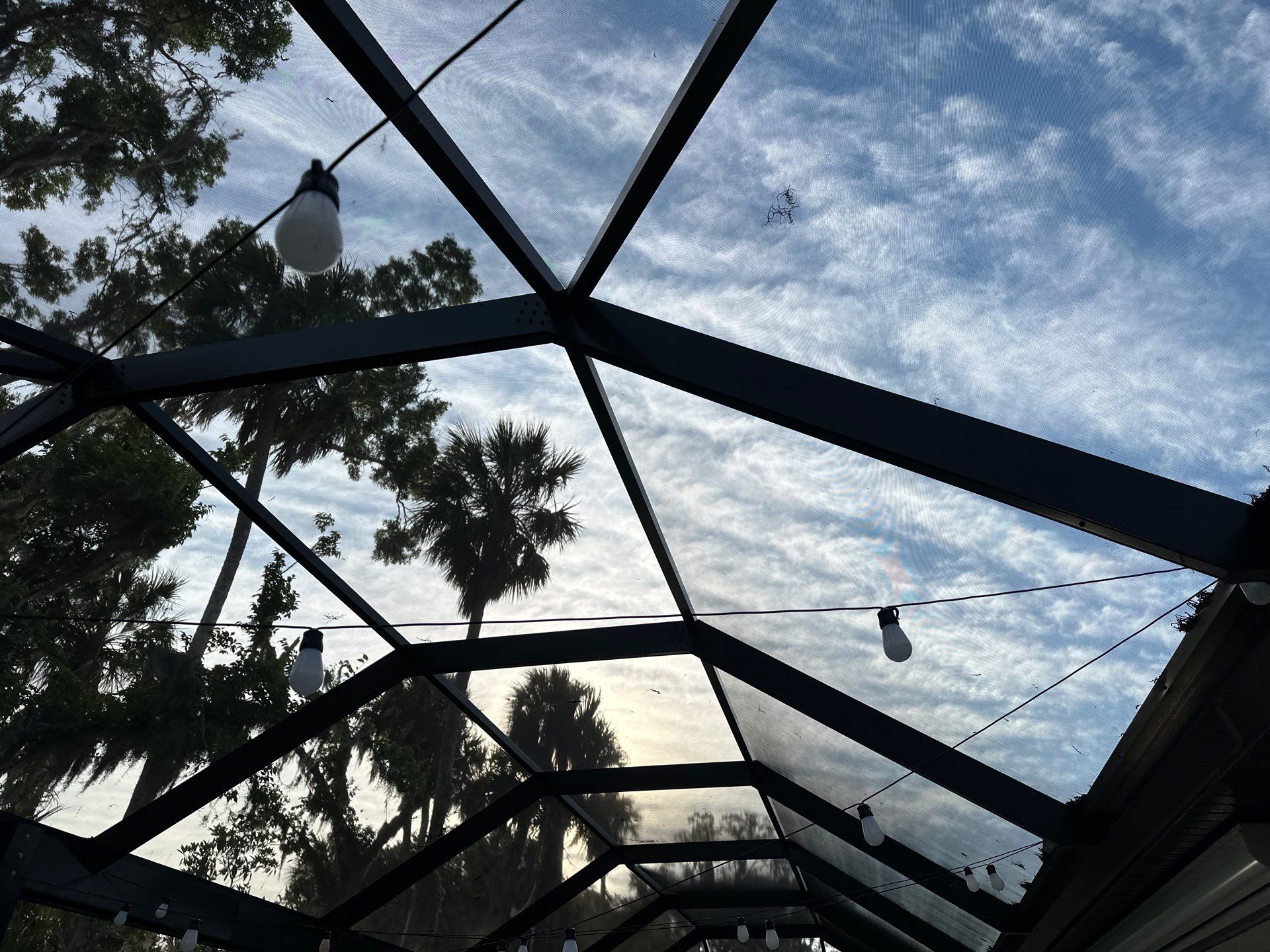 Screen Enclosure & Paver Pool Deck Cleaning in Trevesta Community, Palmetto, FL | Sunshine AquaWash by Sunshine AquaWash